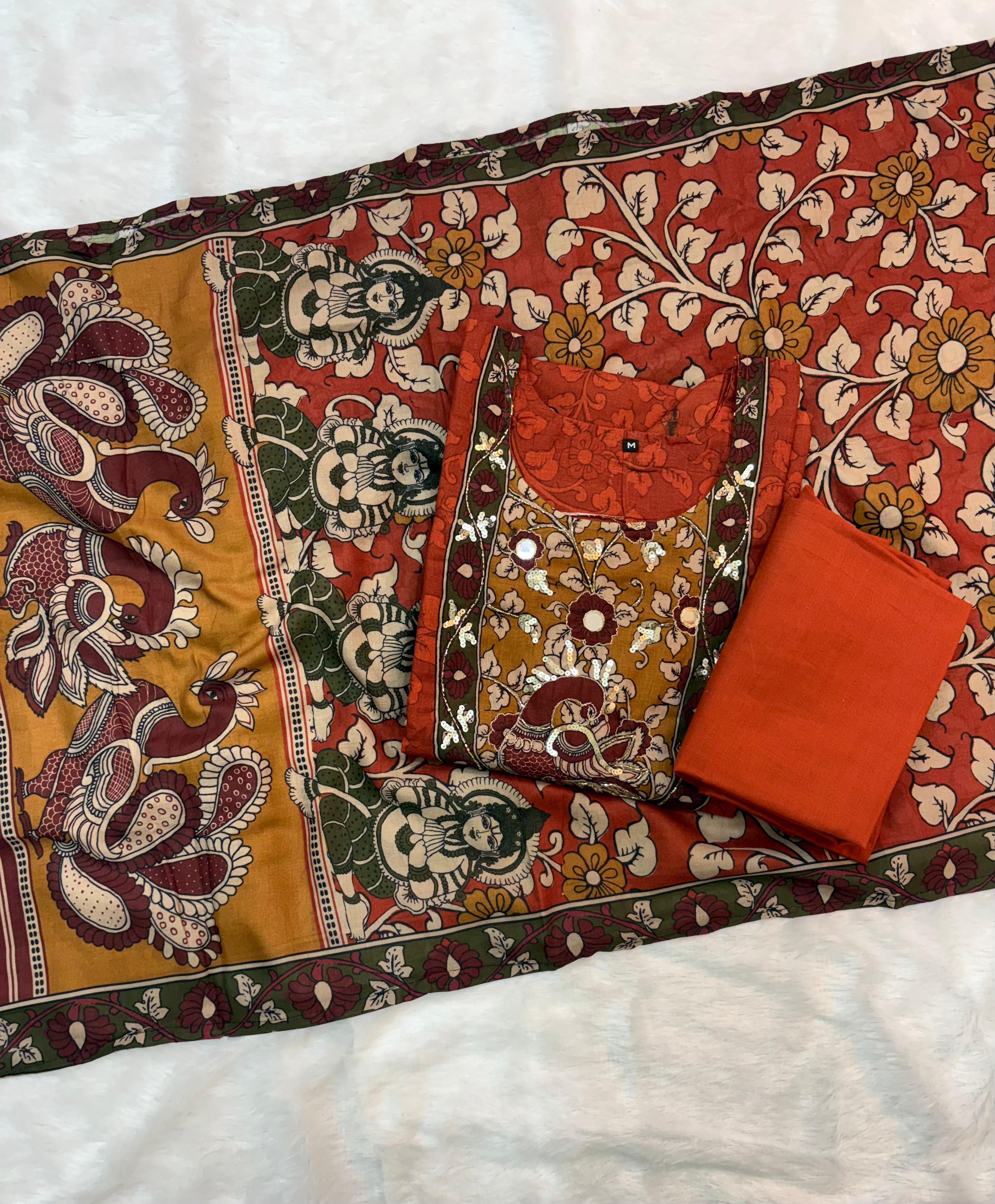 Kalamakri Party Wear Kurti Sets