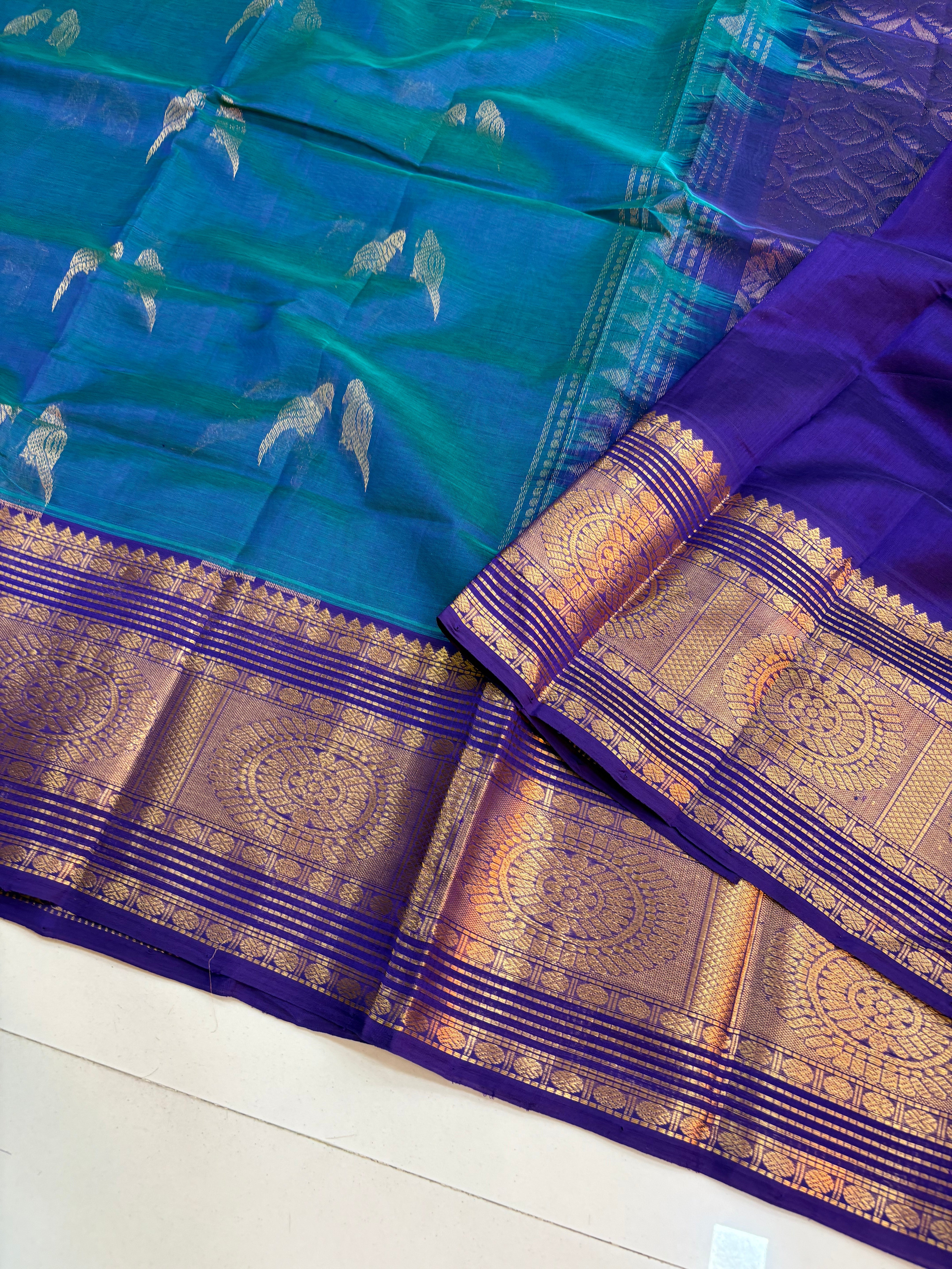Vintage Handloom Mangalagiri Pattu saree
