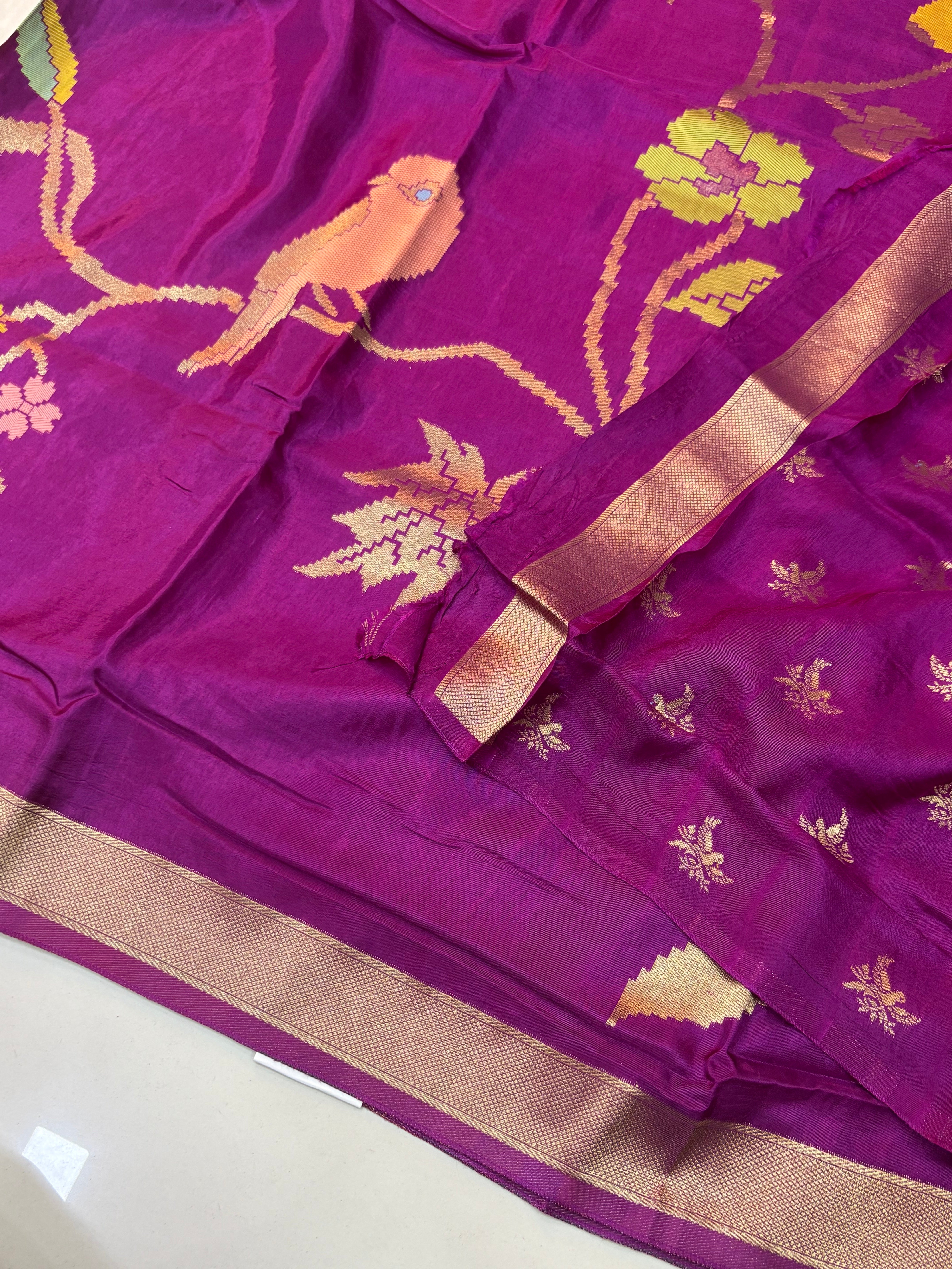 Russian Silk Jamdani Sarees