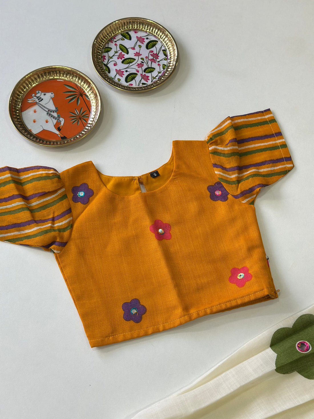 Haldi Kids Lehenga