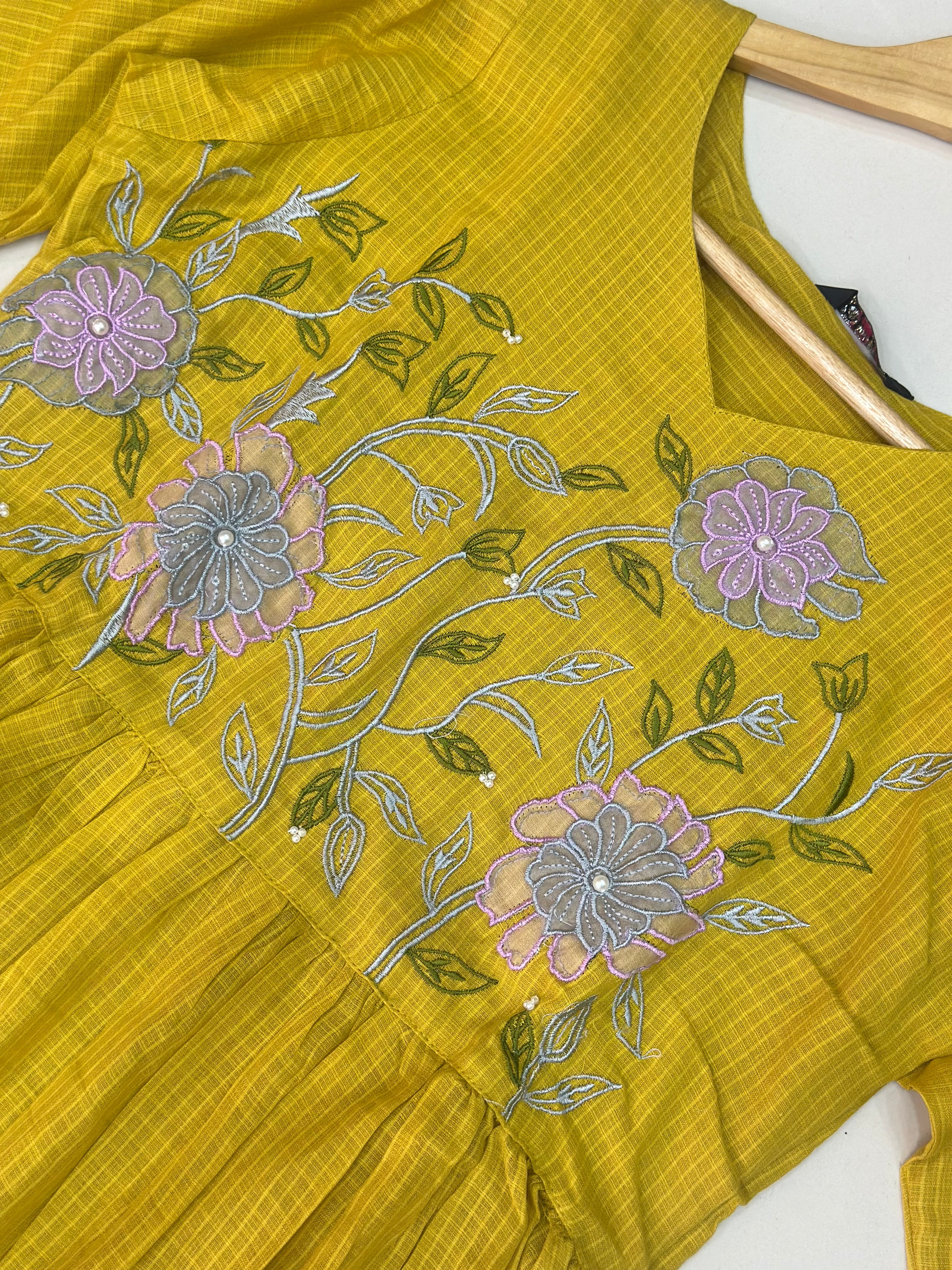 Kota Appliqué Embroidery Maxi
