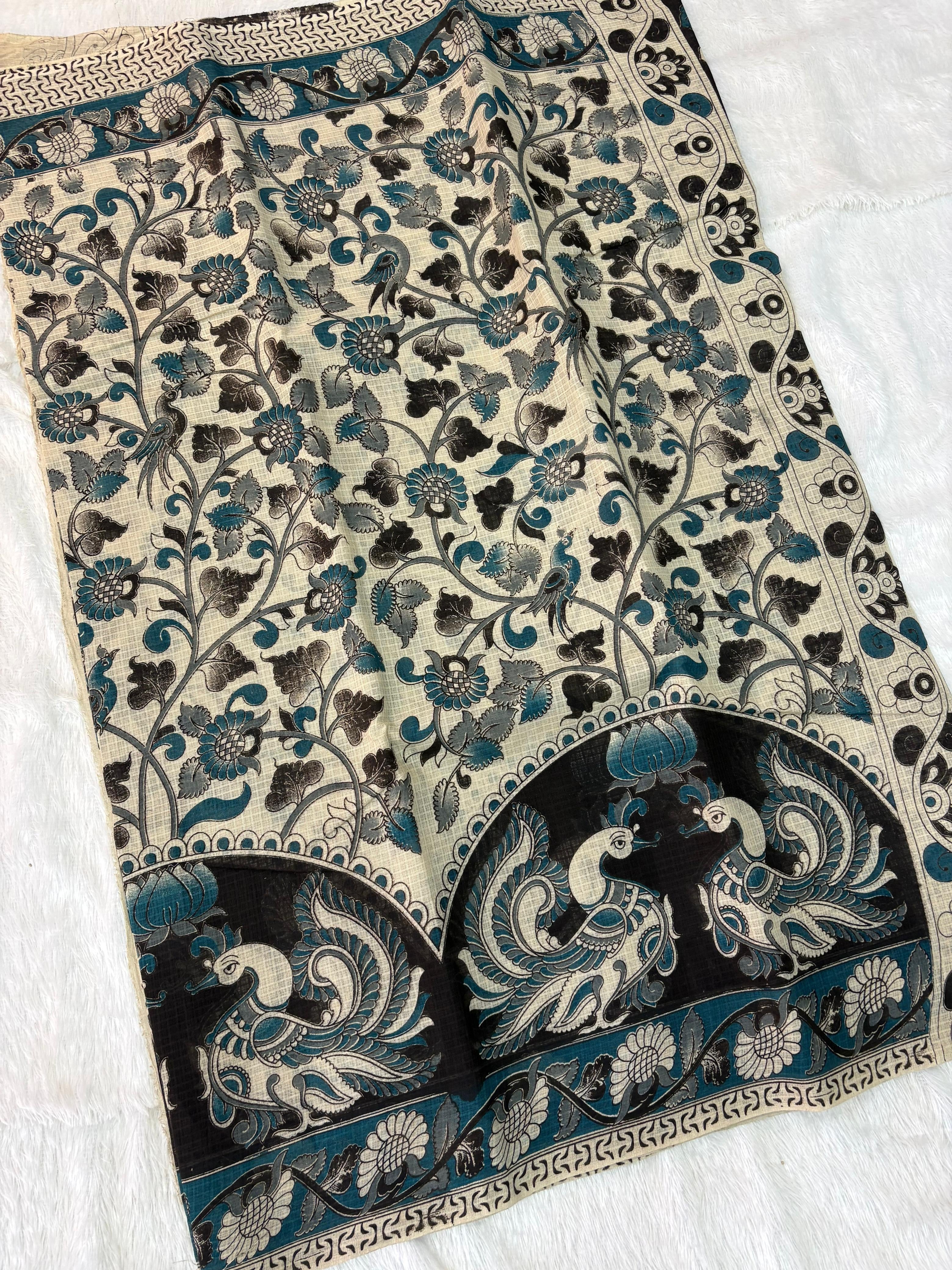 Peacock Kota Kalamkari