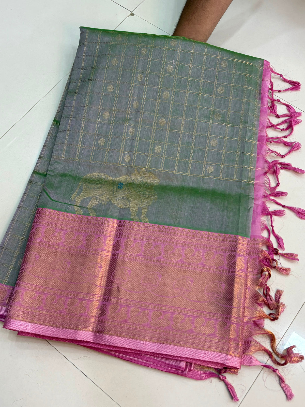 Handloom Vintage Mangalagiri Pattu