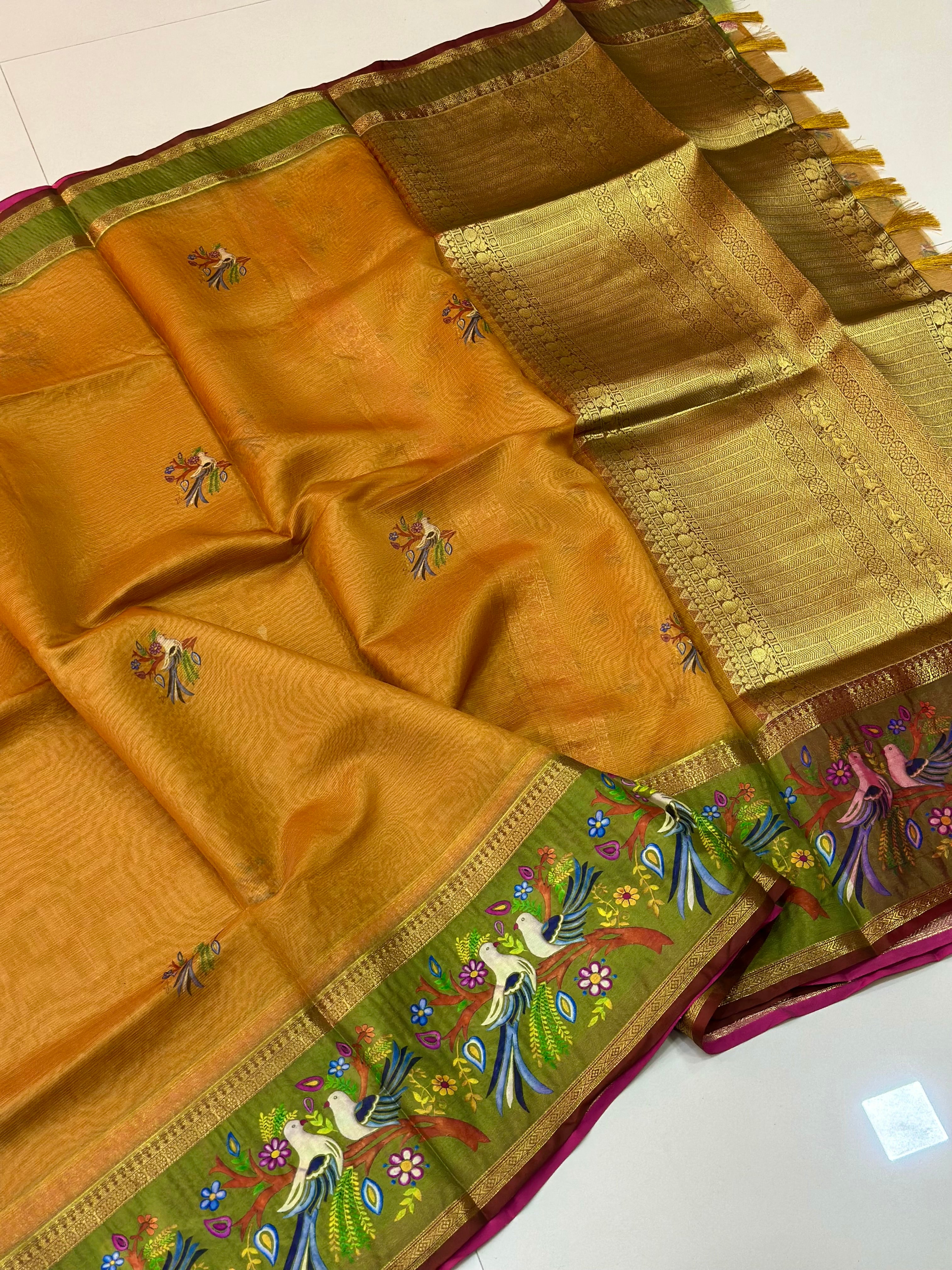 Fancy Silk Kota Traditional Borders