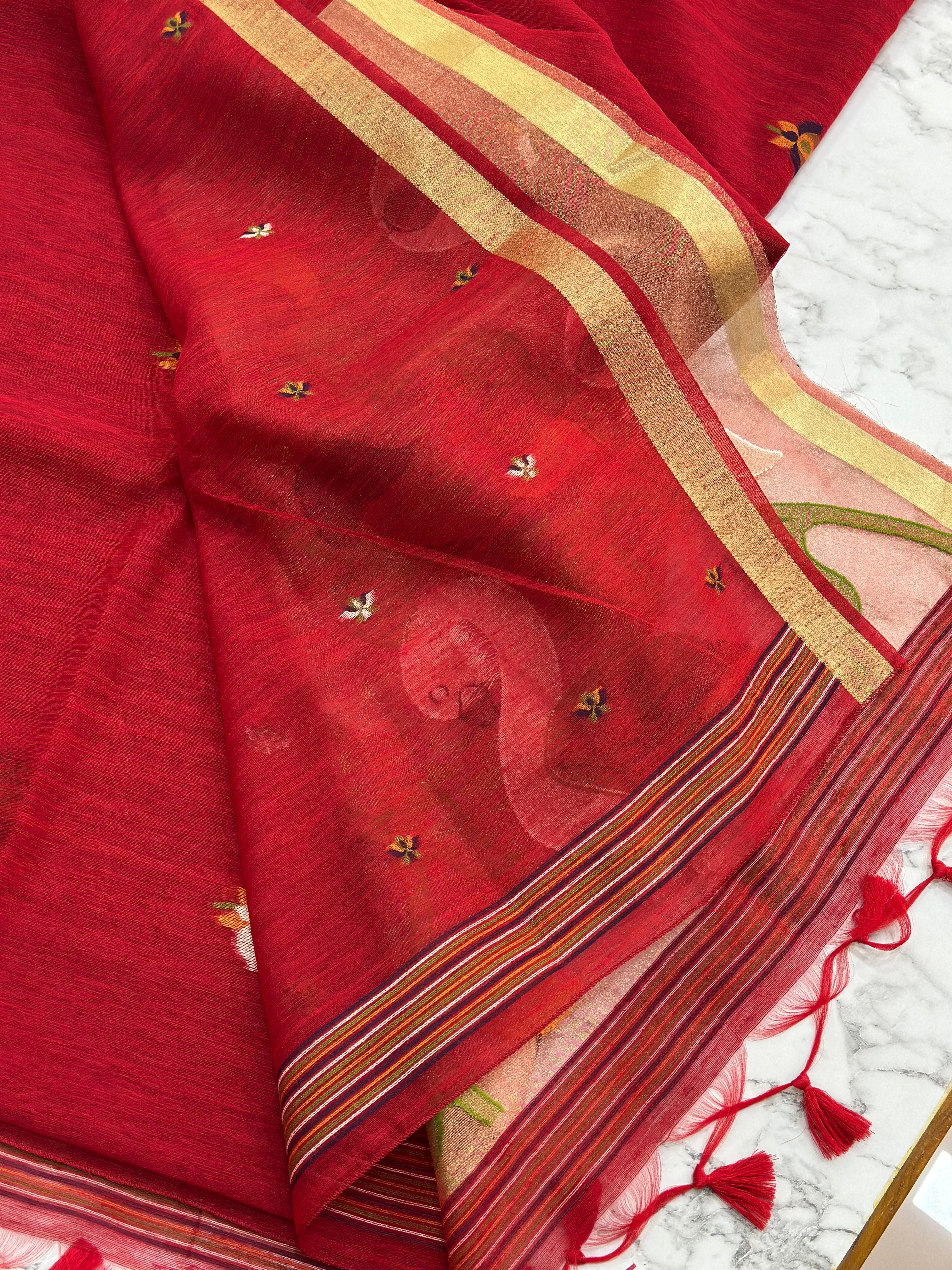 Linen Tussar Jamdhani