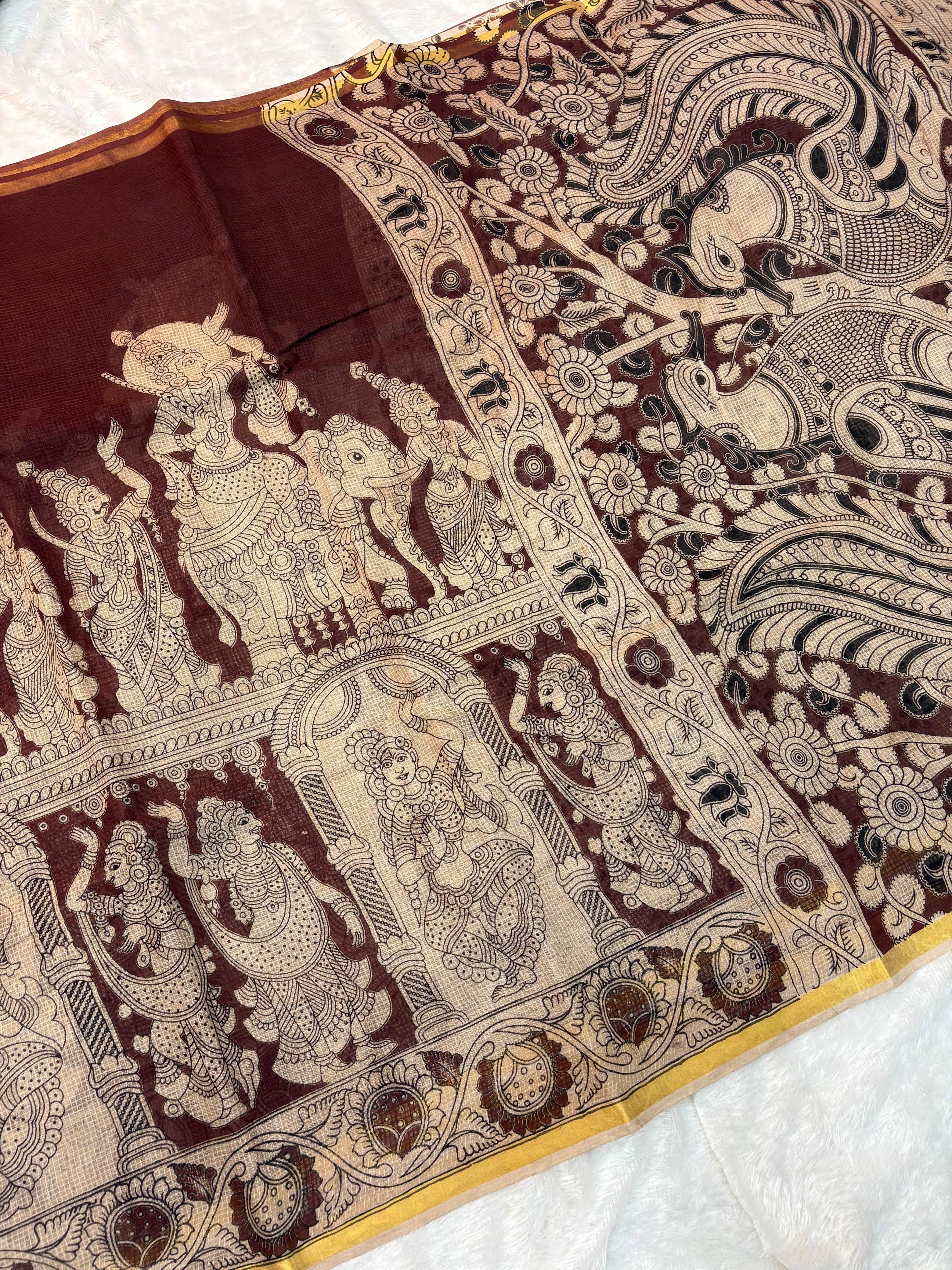 Ramayana Theme Kota Kalamkari