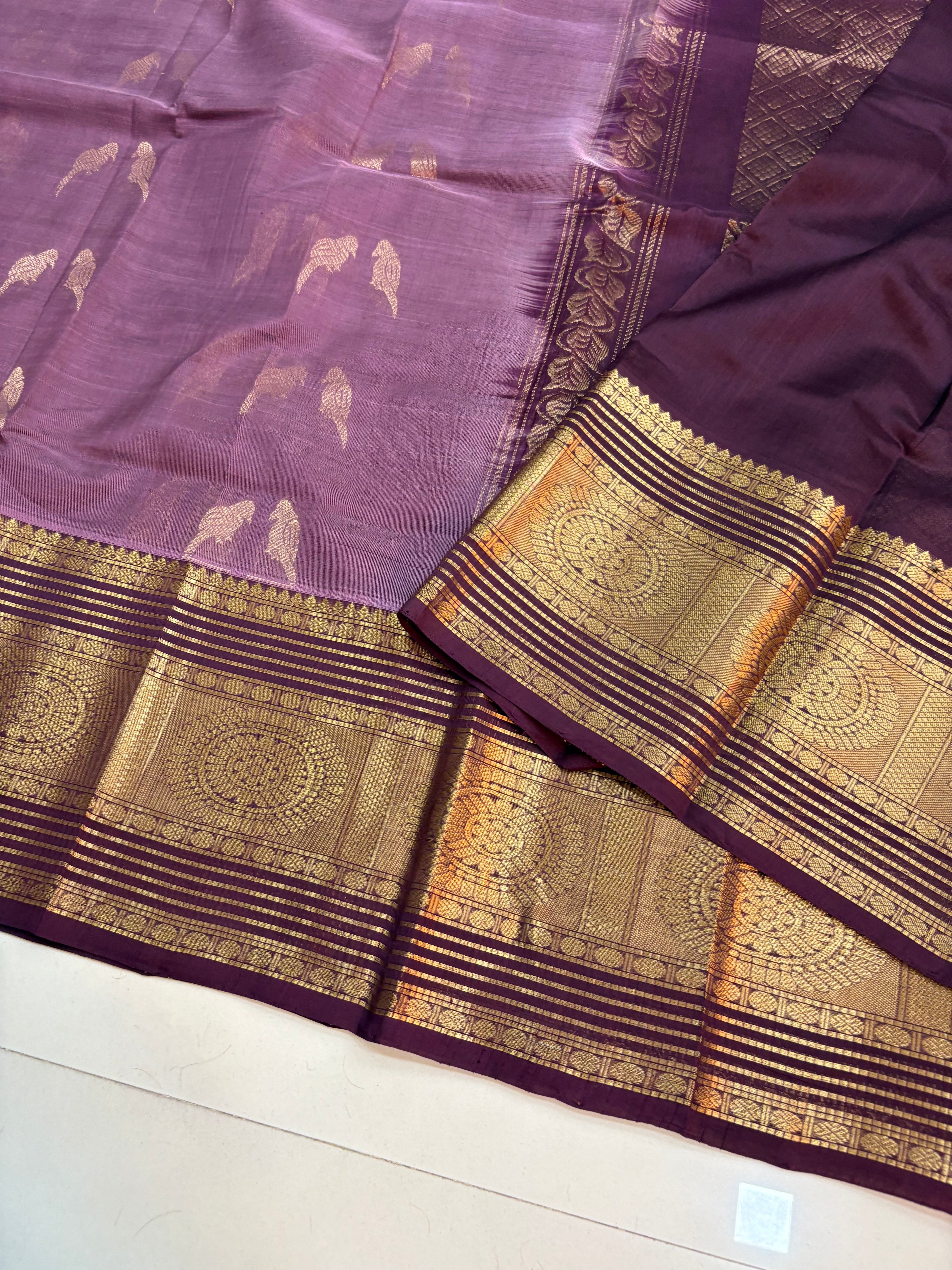 Vintage Handloom Mangalagiri Pattu saree