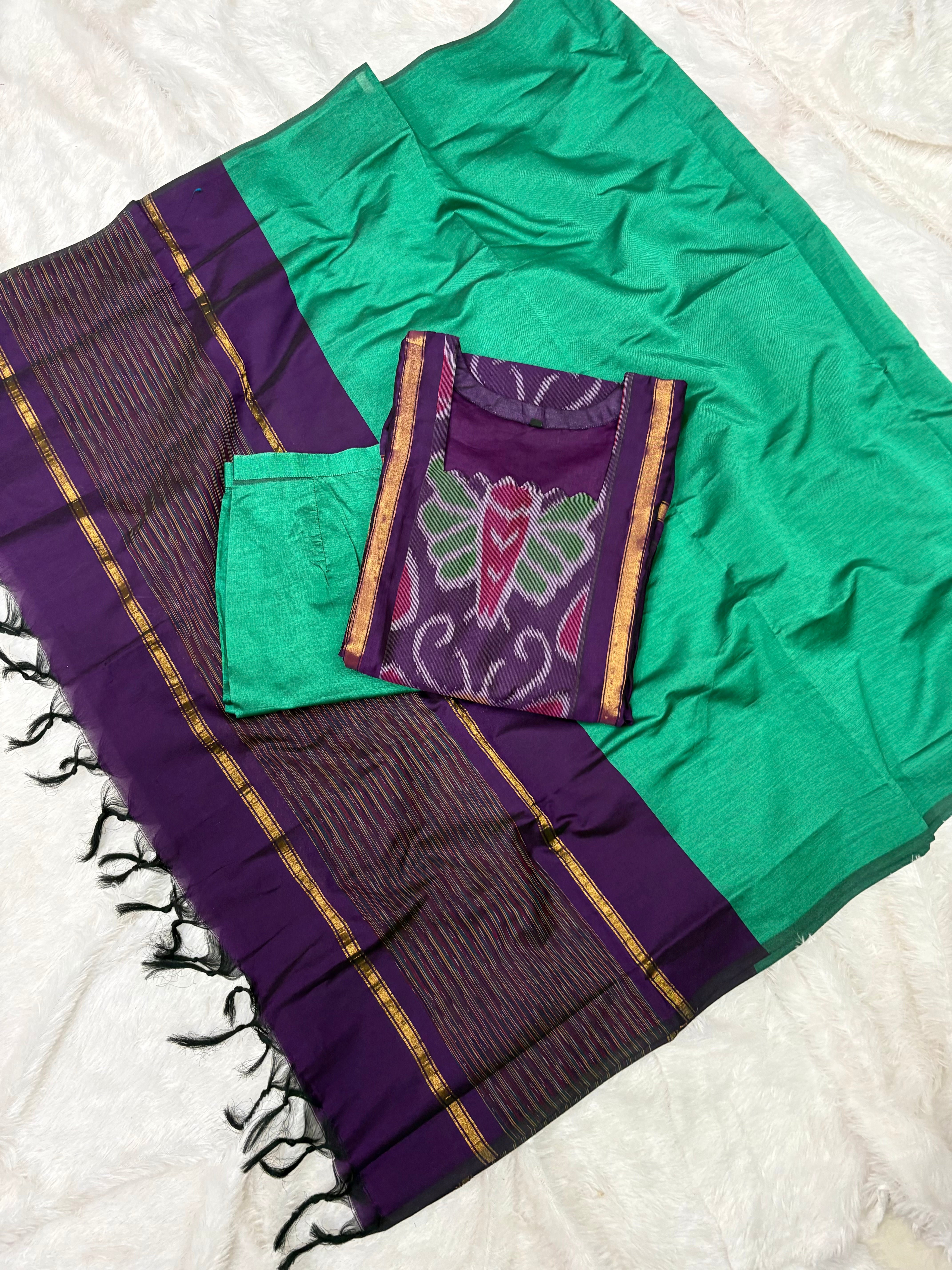 Sico Ikkat Pochampally Kurti Sets