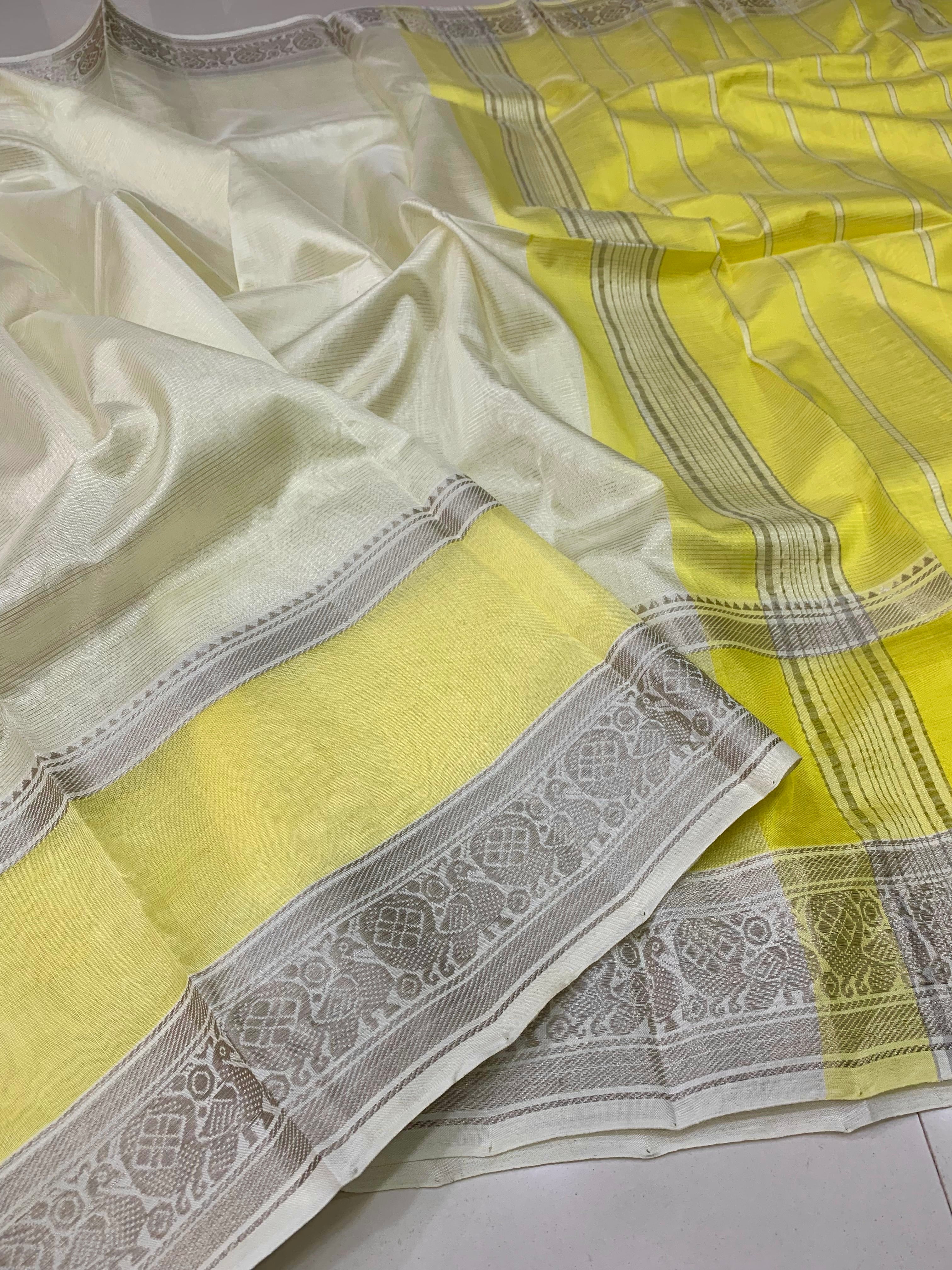Nara~ Pure Handloom Mangalagiri  Pattu