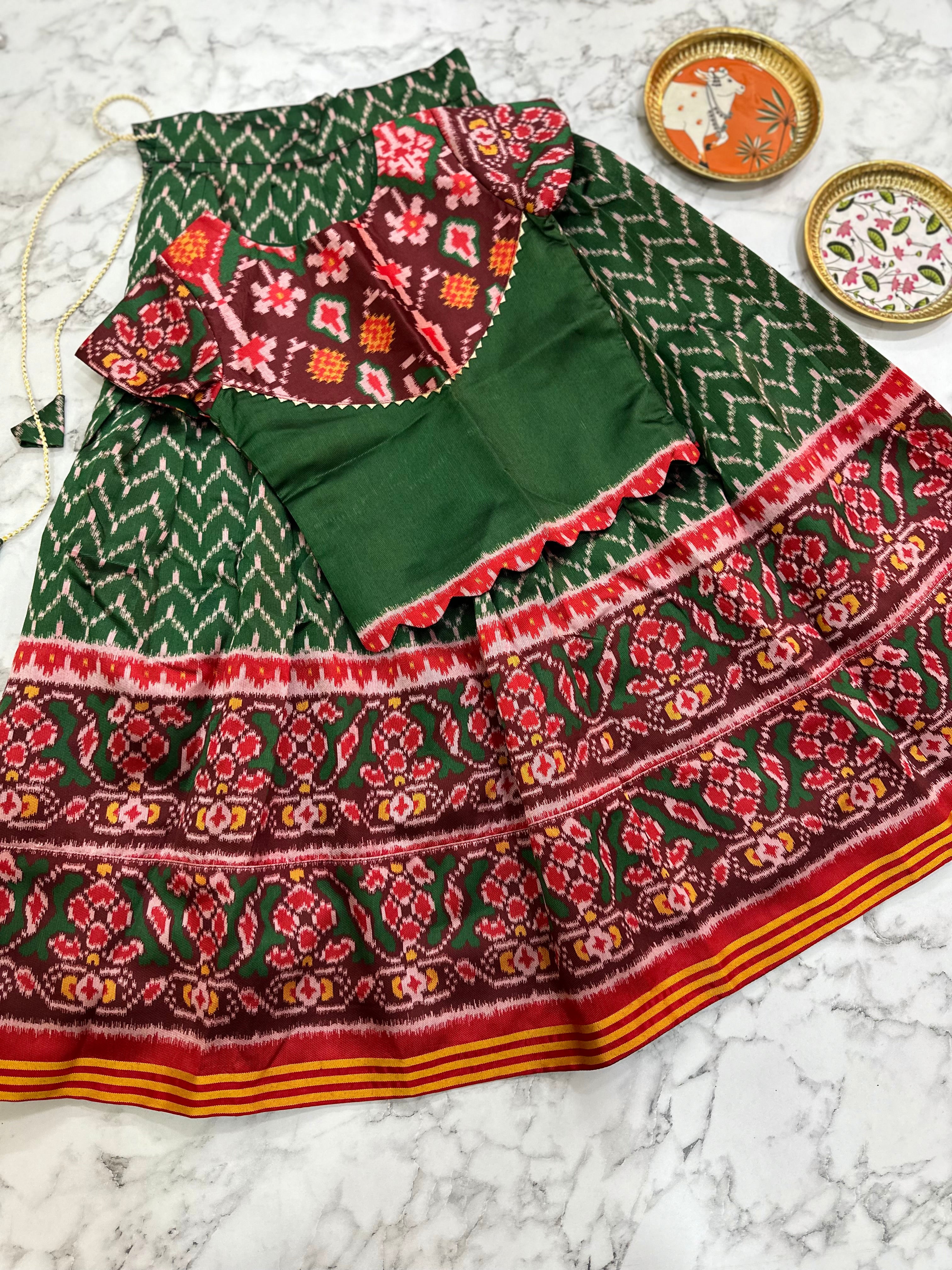 Fancy Patola Kids Lehenga