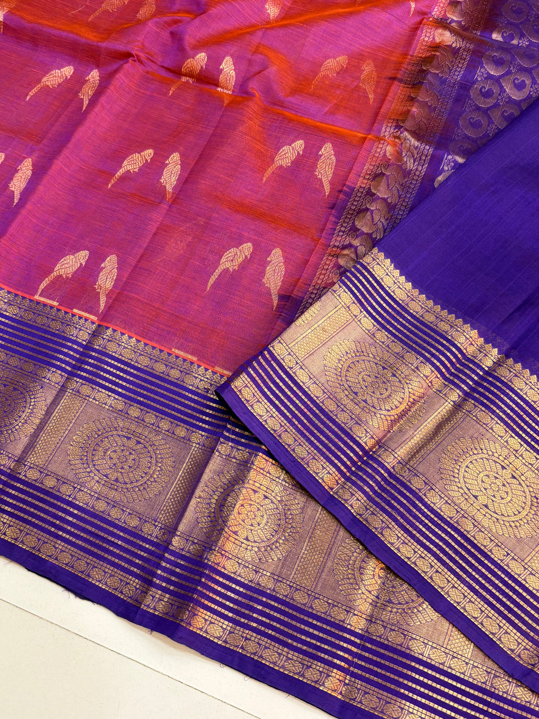 Handloom Vintage Mangalagiri Pattu