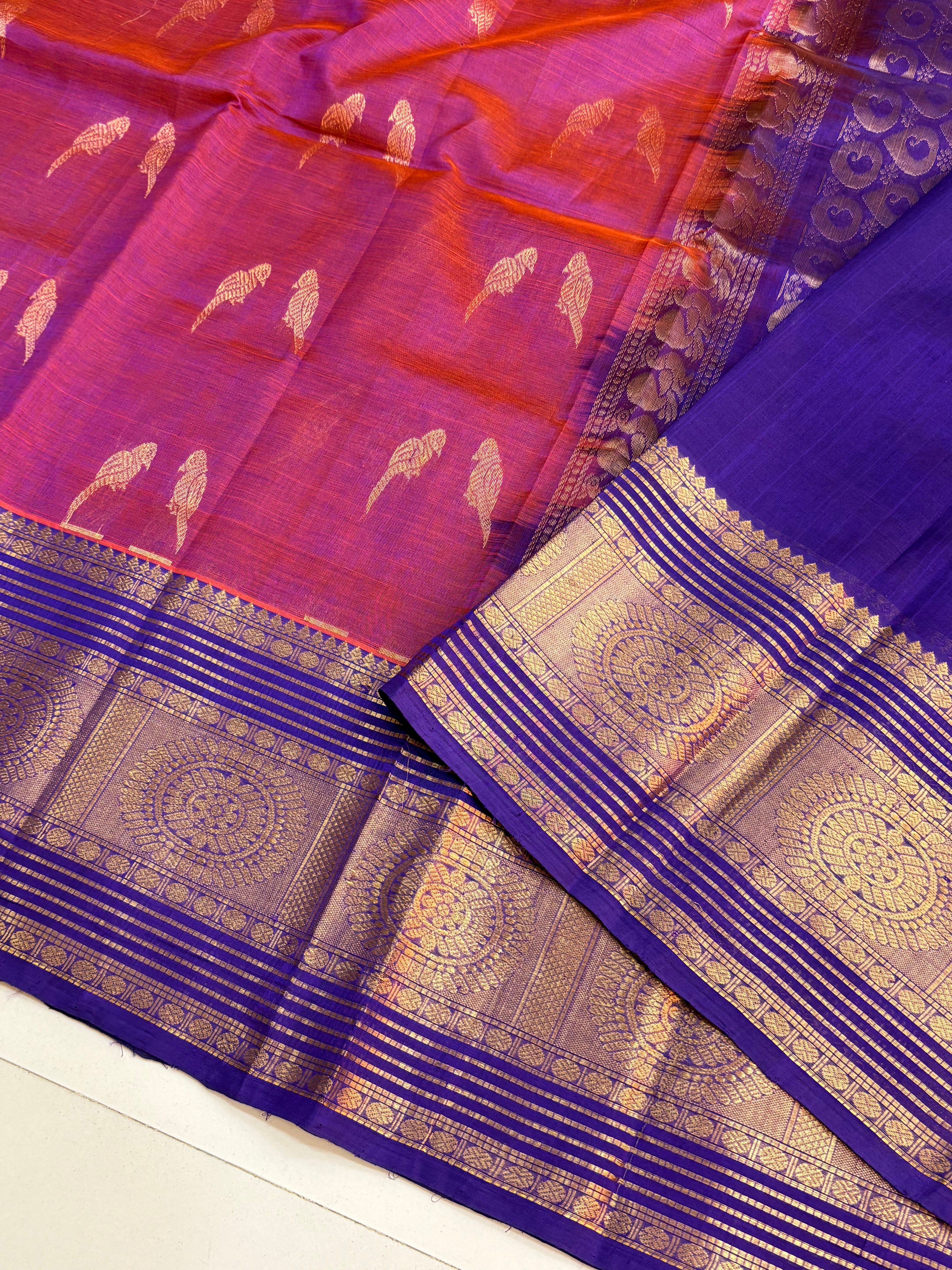 Handloom Vintage Mangalagiri Pattu