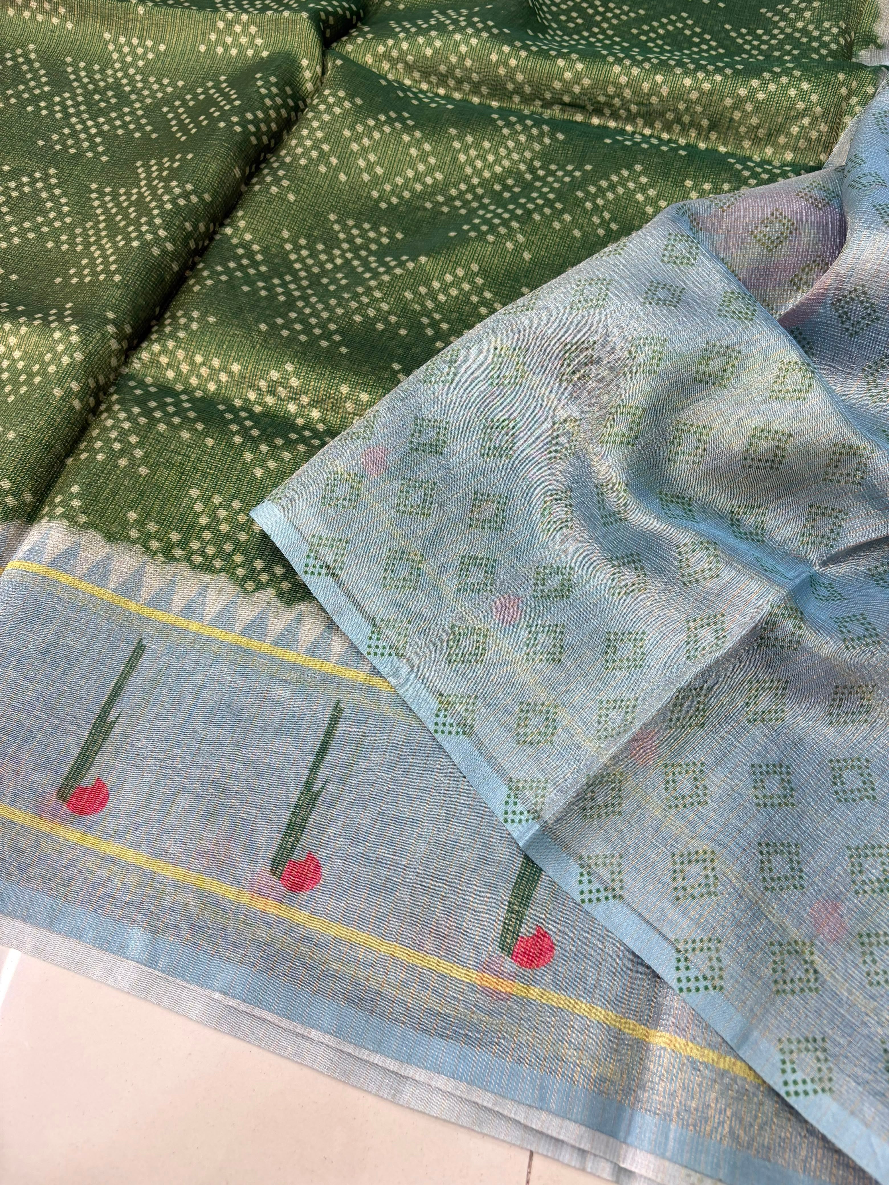 Fancy Tissue Paithani Sarees
