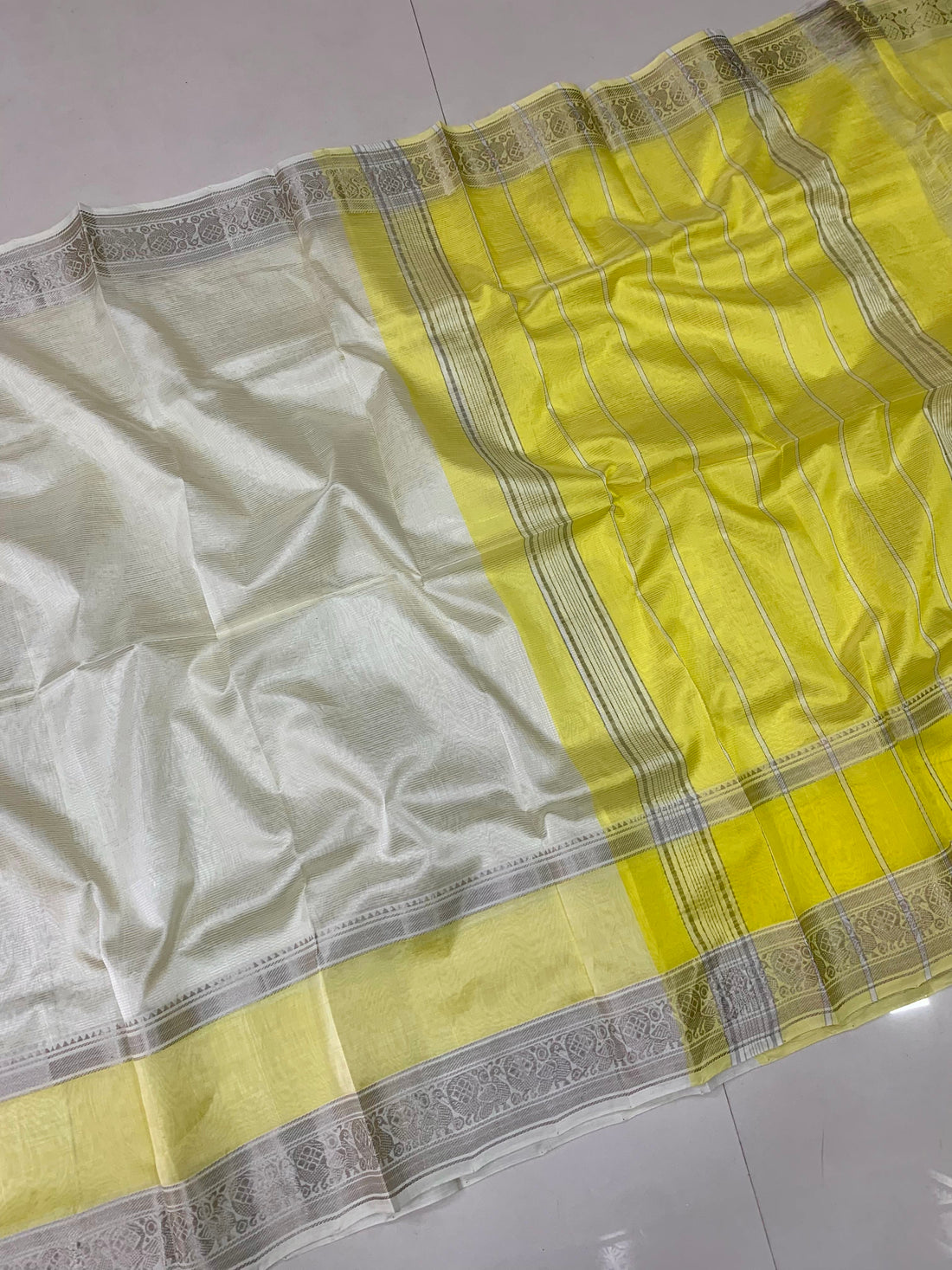 Nara~ Pure Handloom Mangalagiri  Pattu