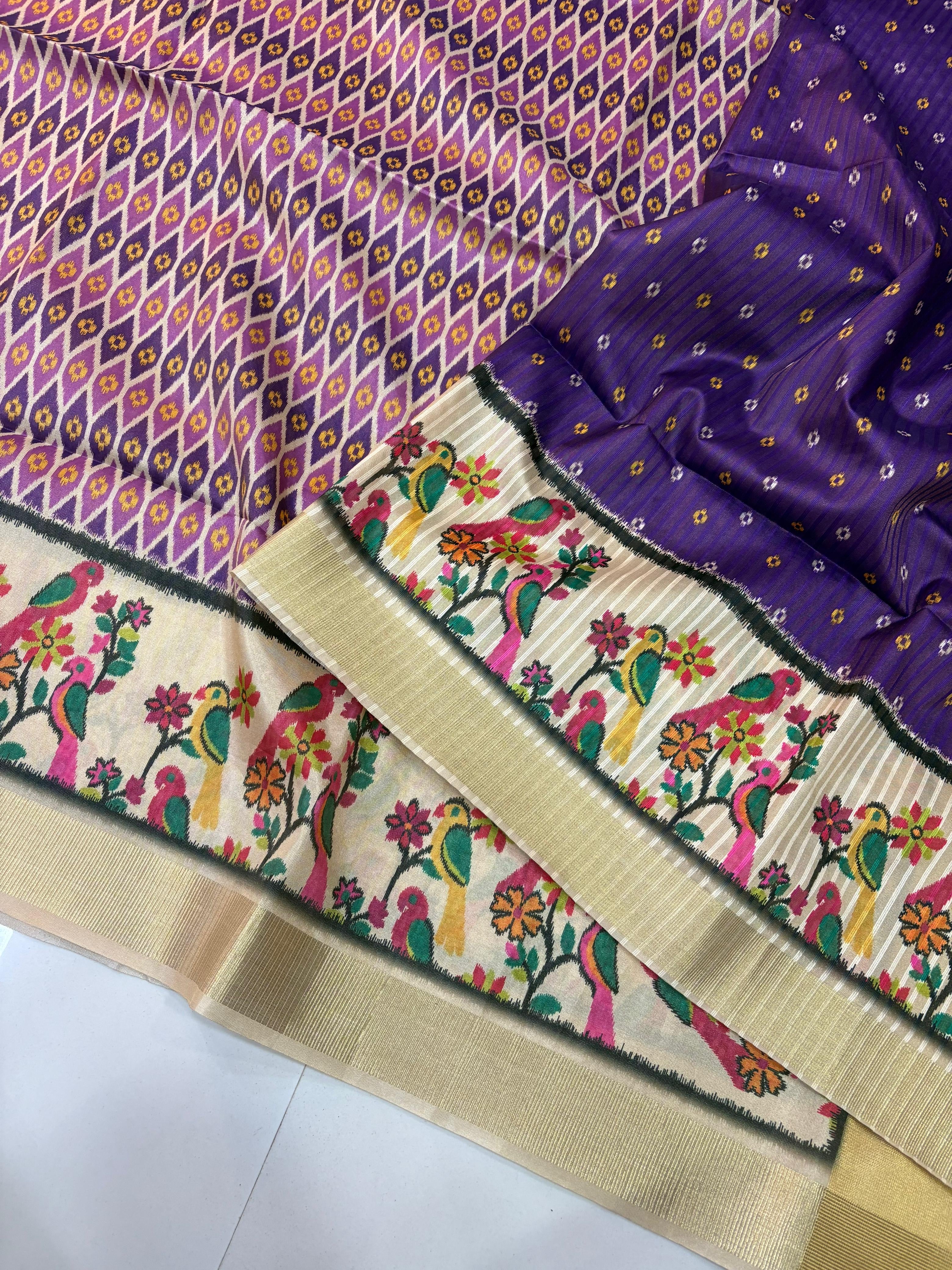 Tissue Fancy Patola Sarees