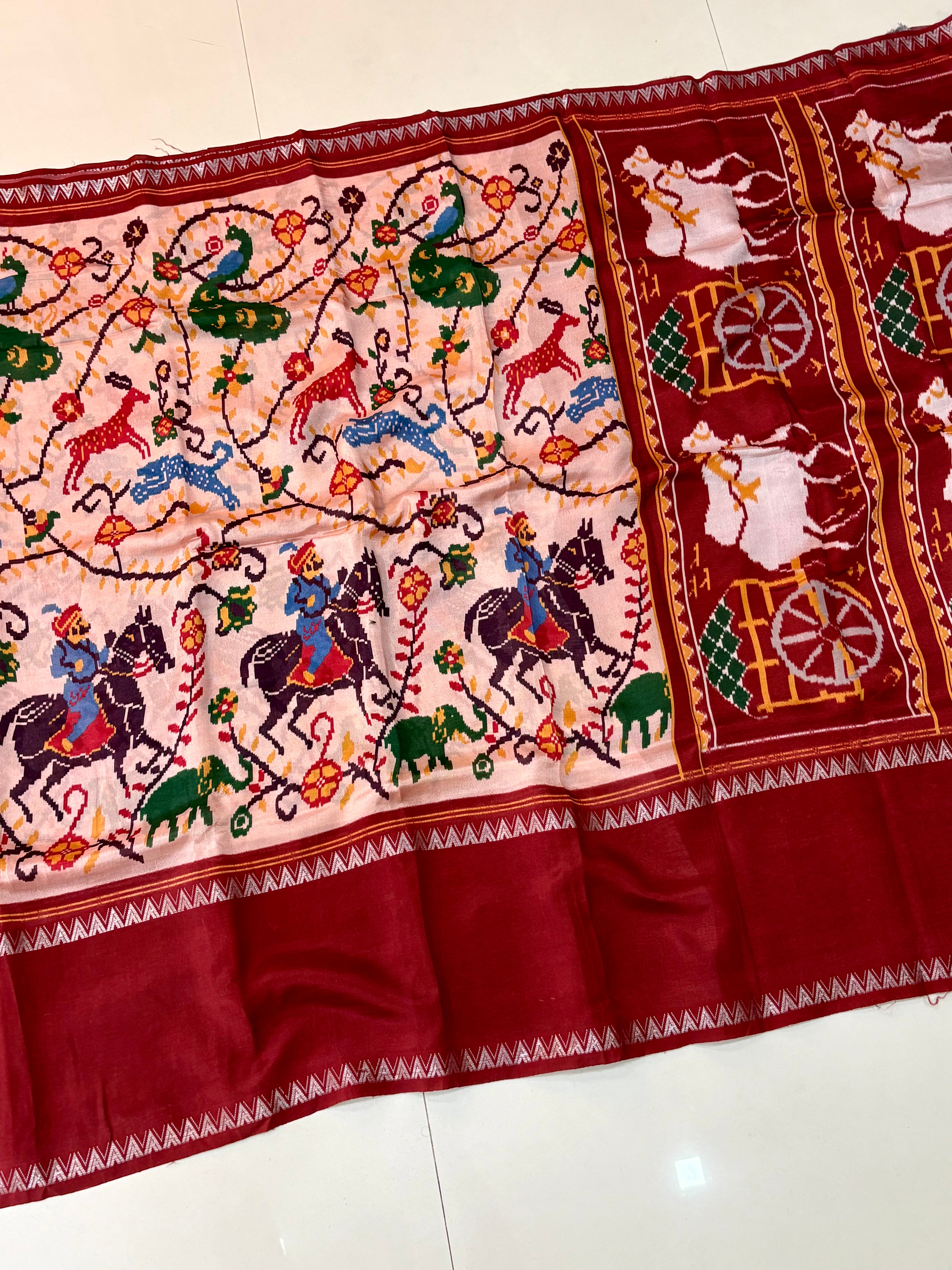 Mangalagiri Pattu Patola Print