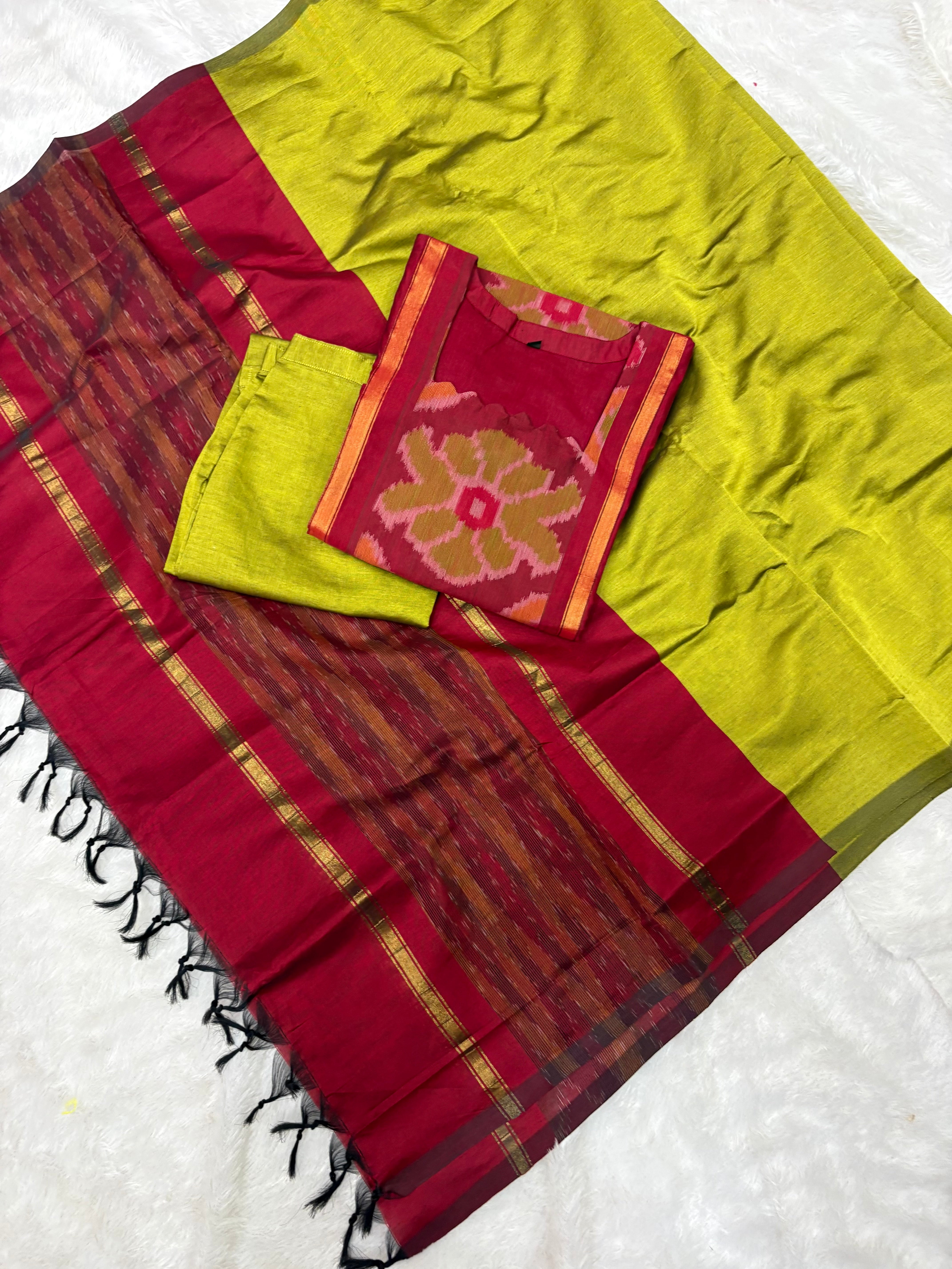 Sico Ikkat Pochampally Kurti Sets
