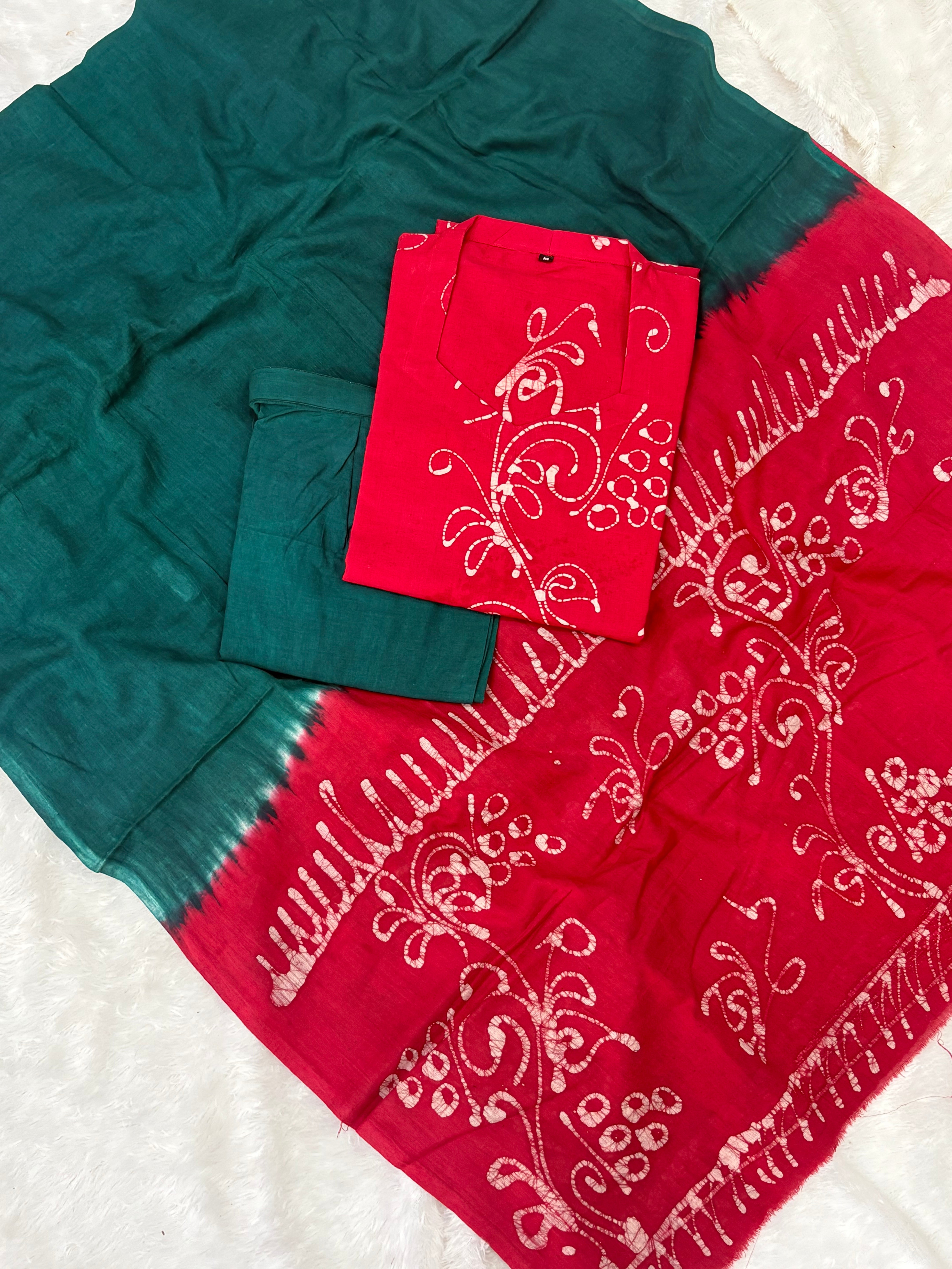 Handmade Batik Kurti Sets