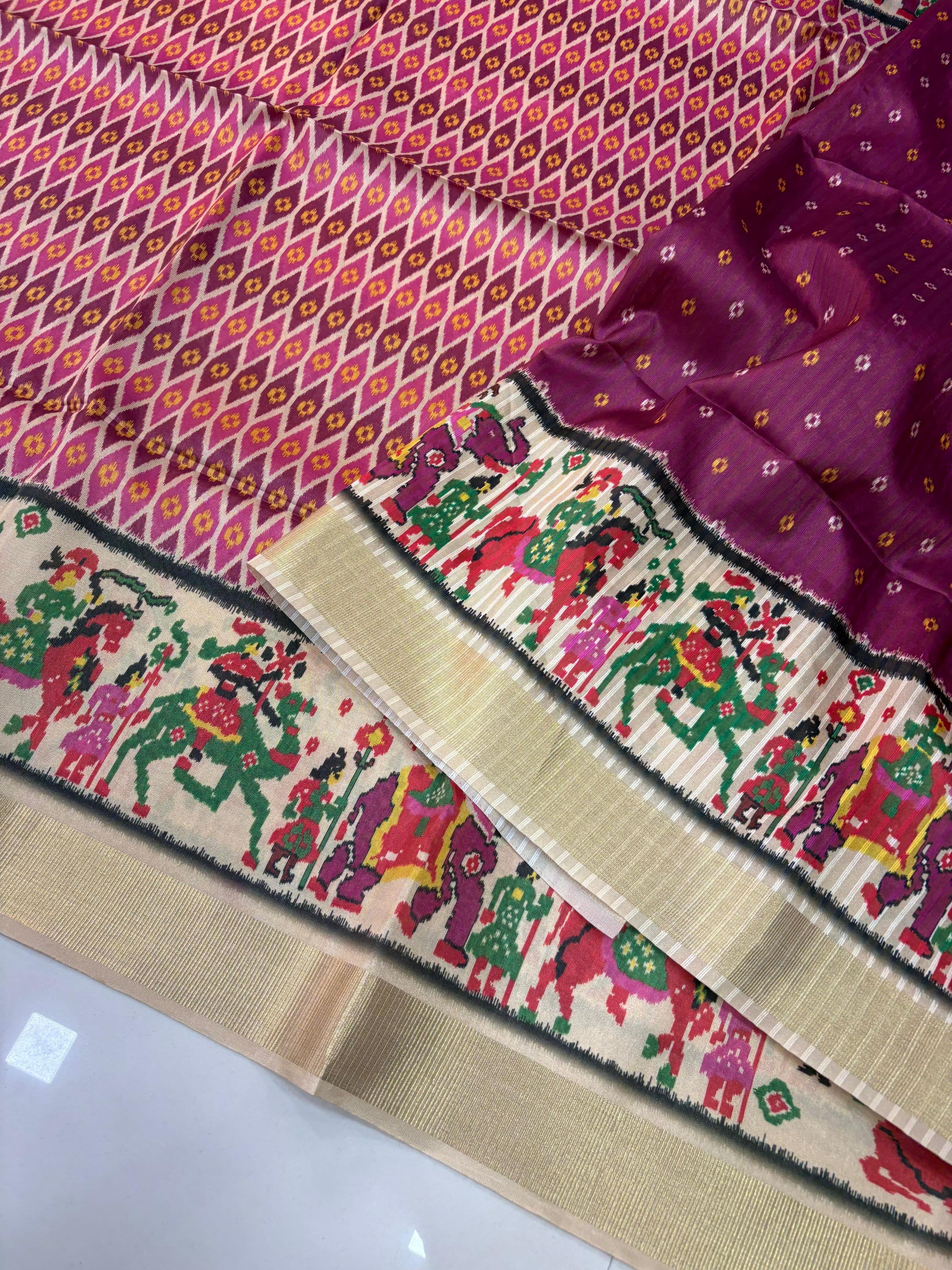Tissue Fancy Patola Sarees