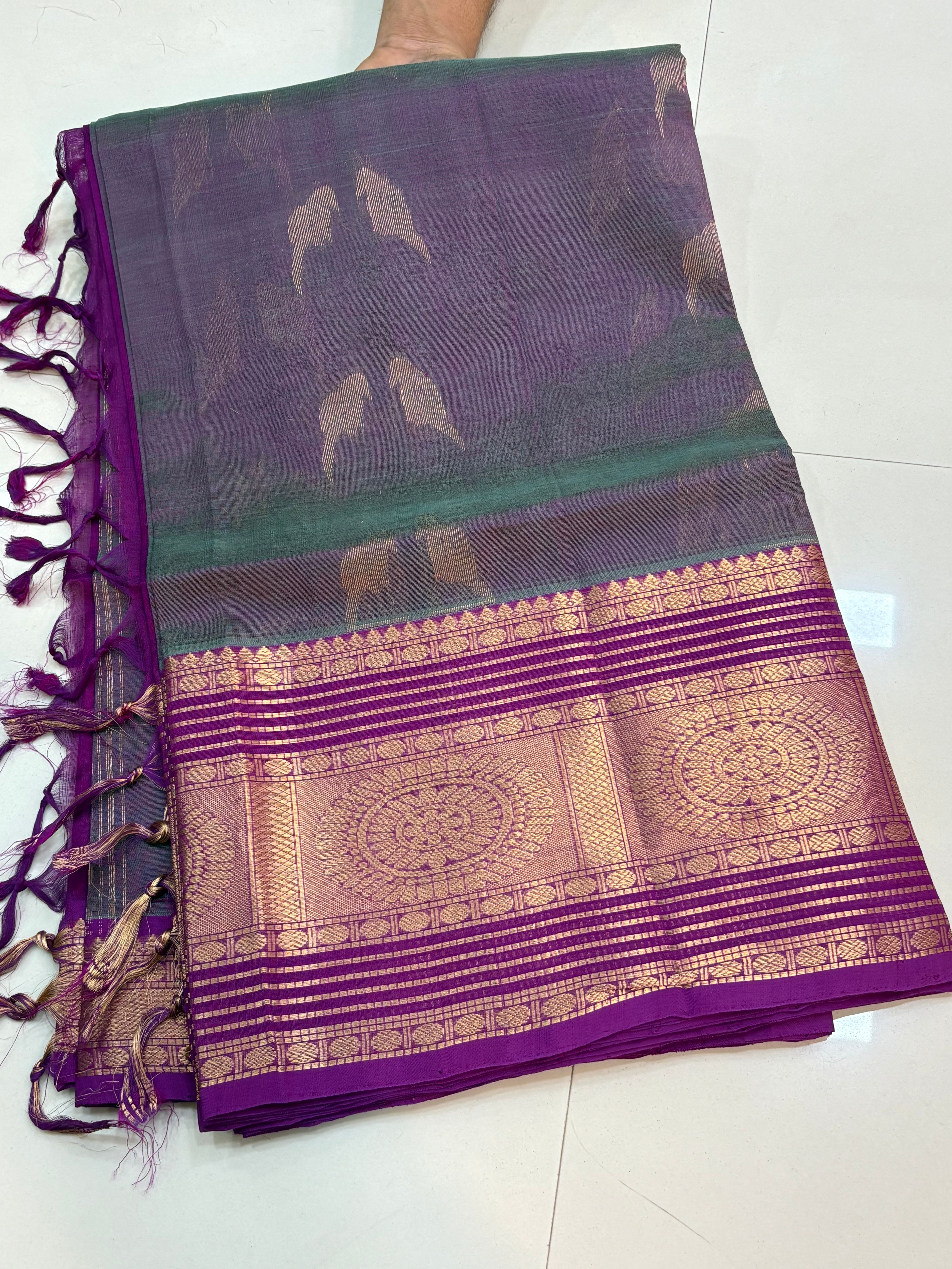 Vintage Handloom Mangalagiri Pattu