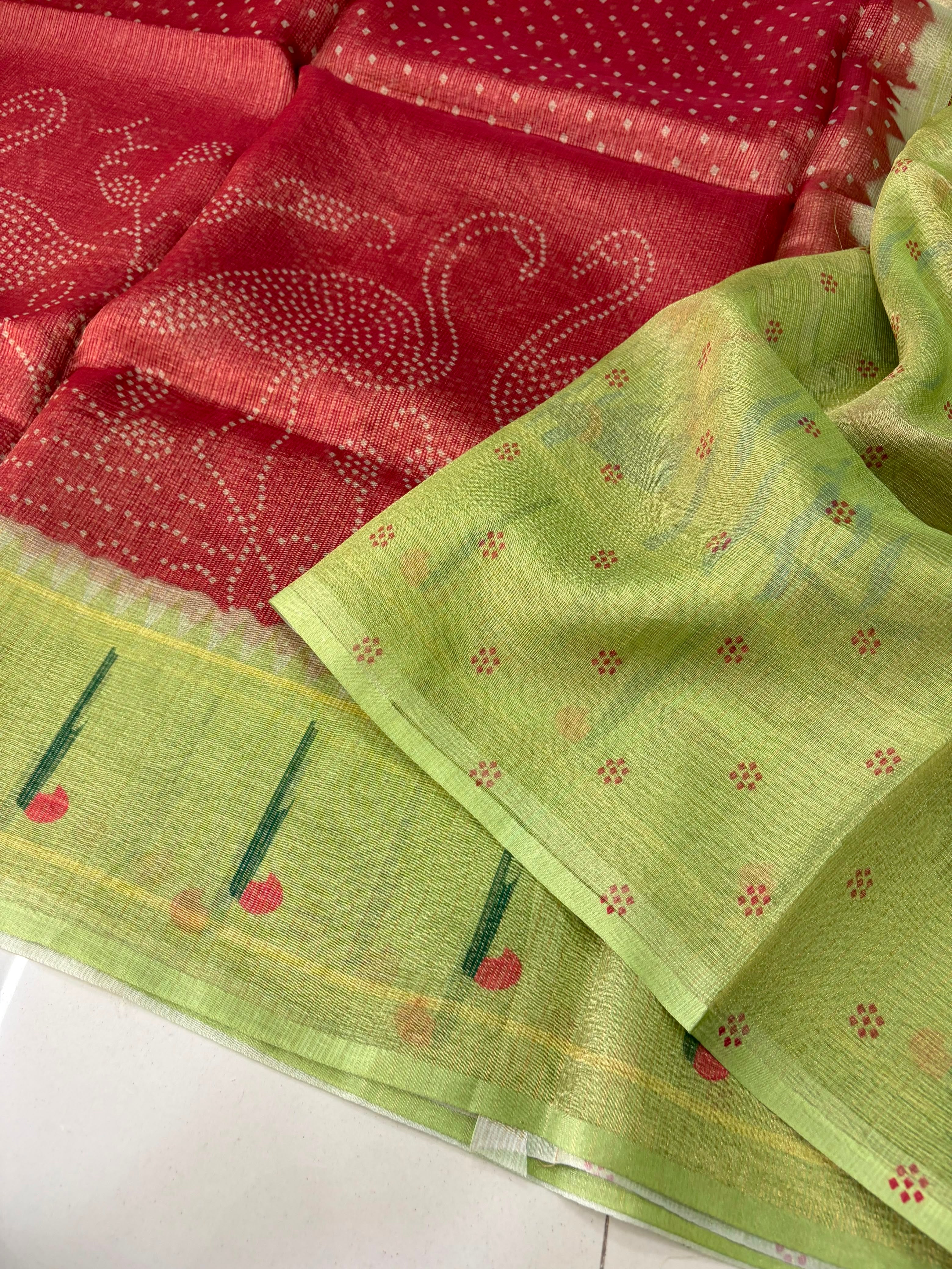Fancy Tissue Paithani Sarees