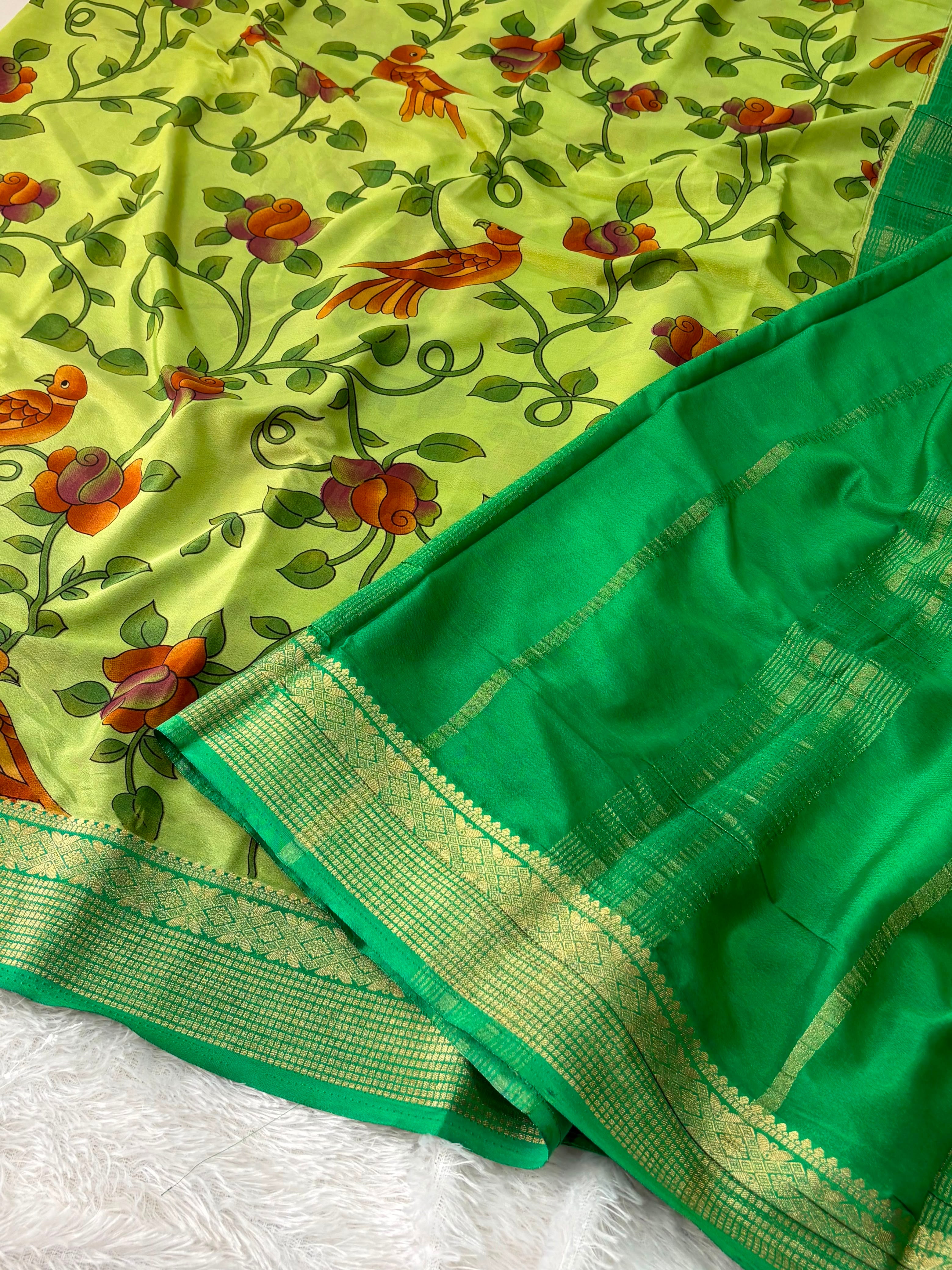 Mysore Crepe Fancy Silk