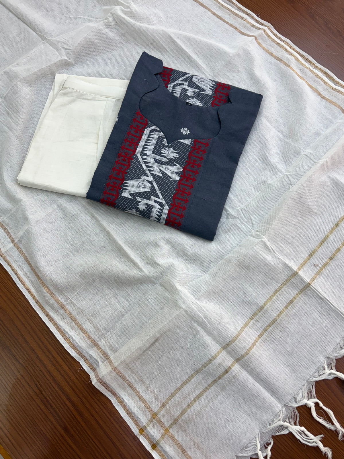 Pure Cotton Jamdani Kurti Sets