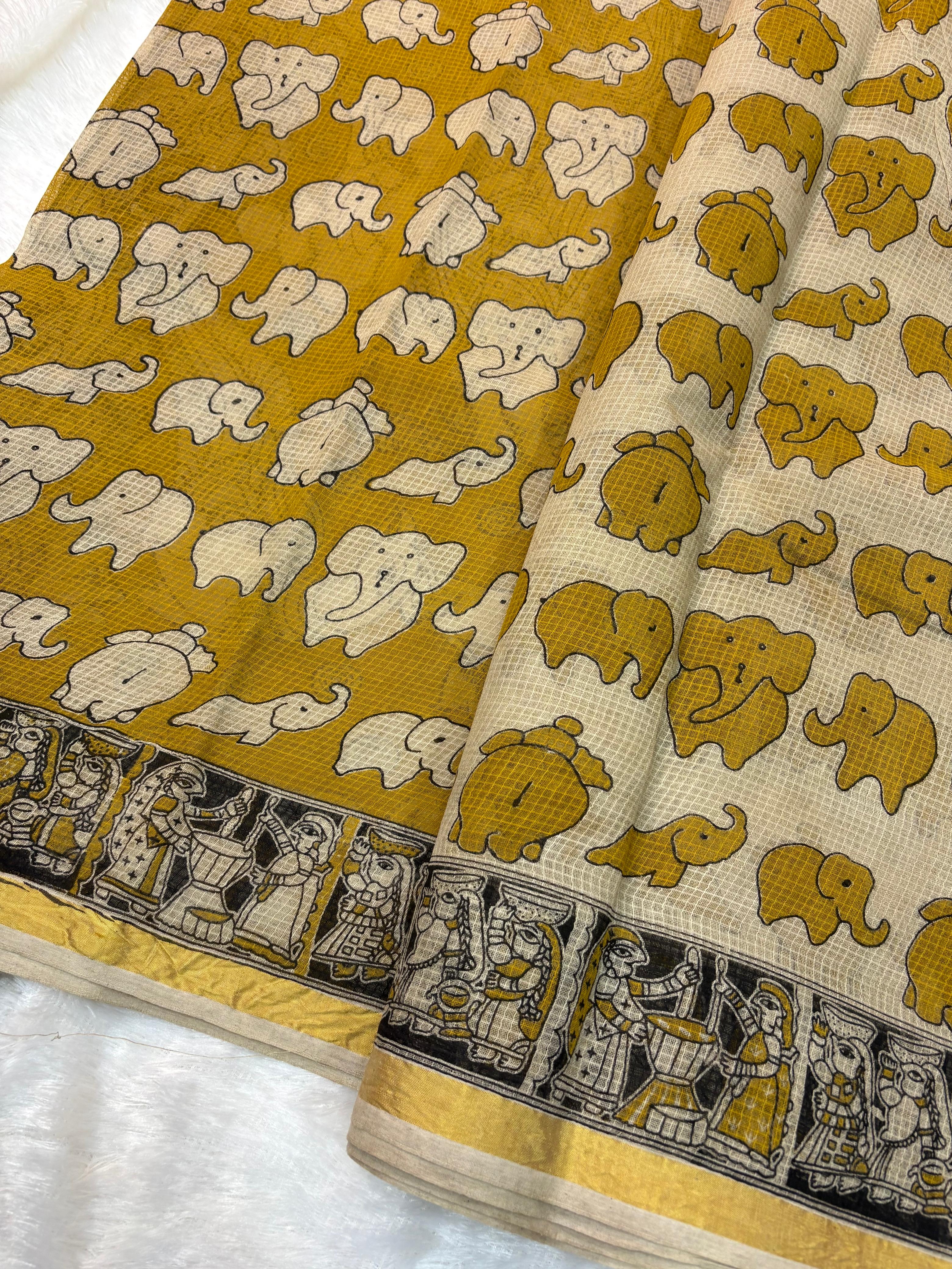 Kota Small Elephant Kalamkari