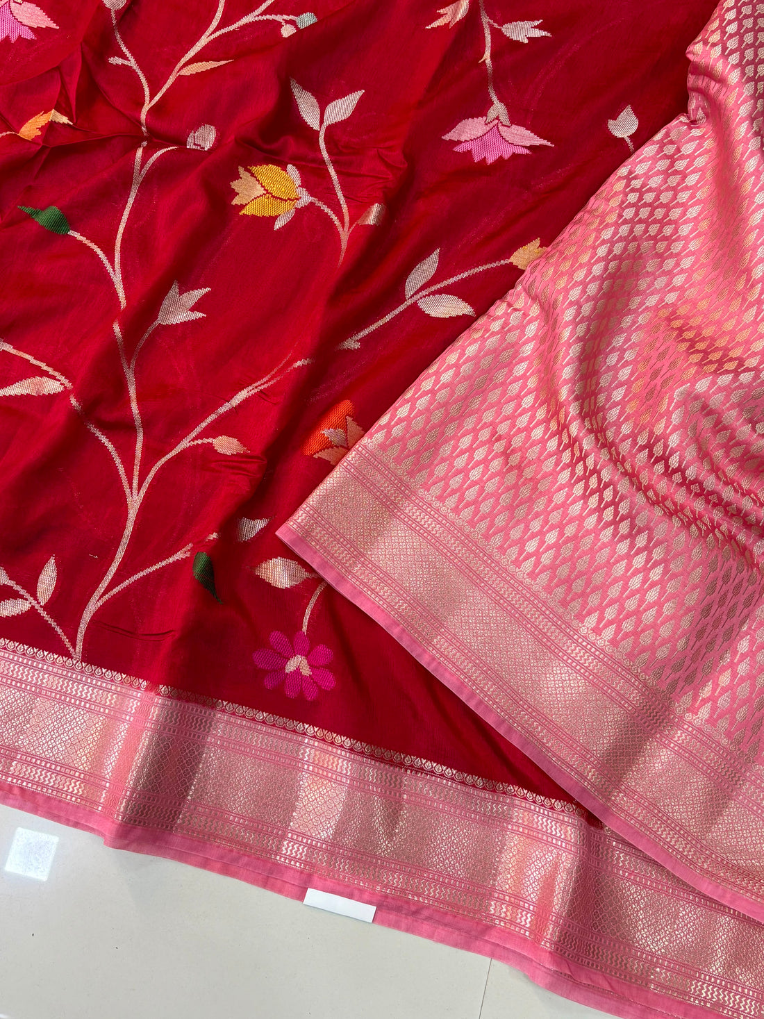 Paper Silk Jamdani Sarees