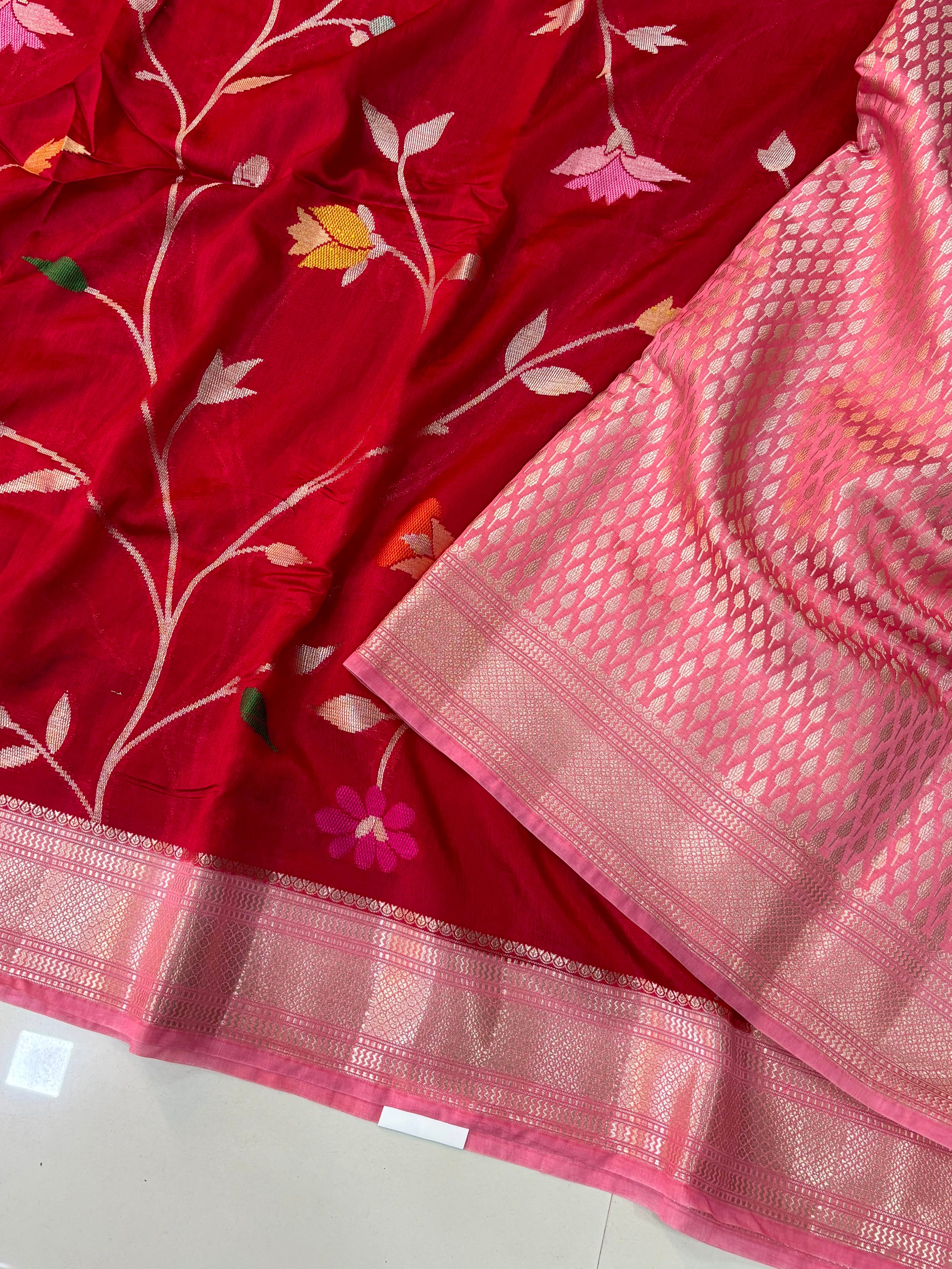 Paper Silk Jamdani Sarees