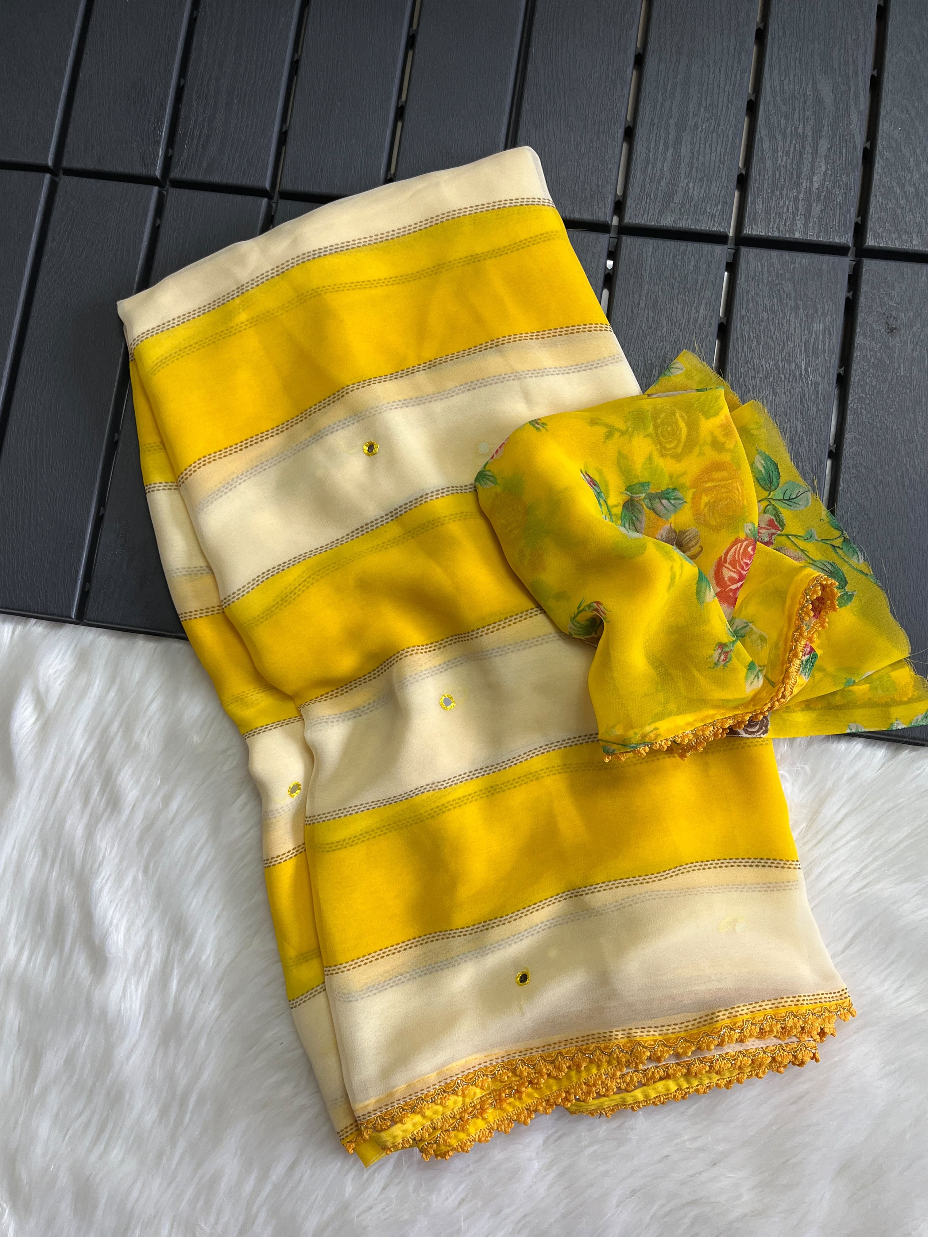 RASA Fancy Georgette Leheriya