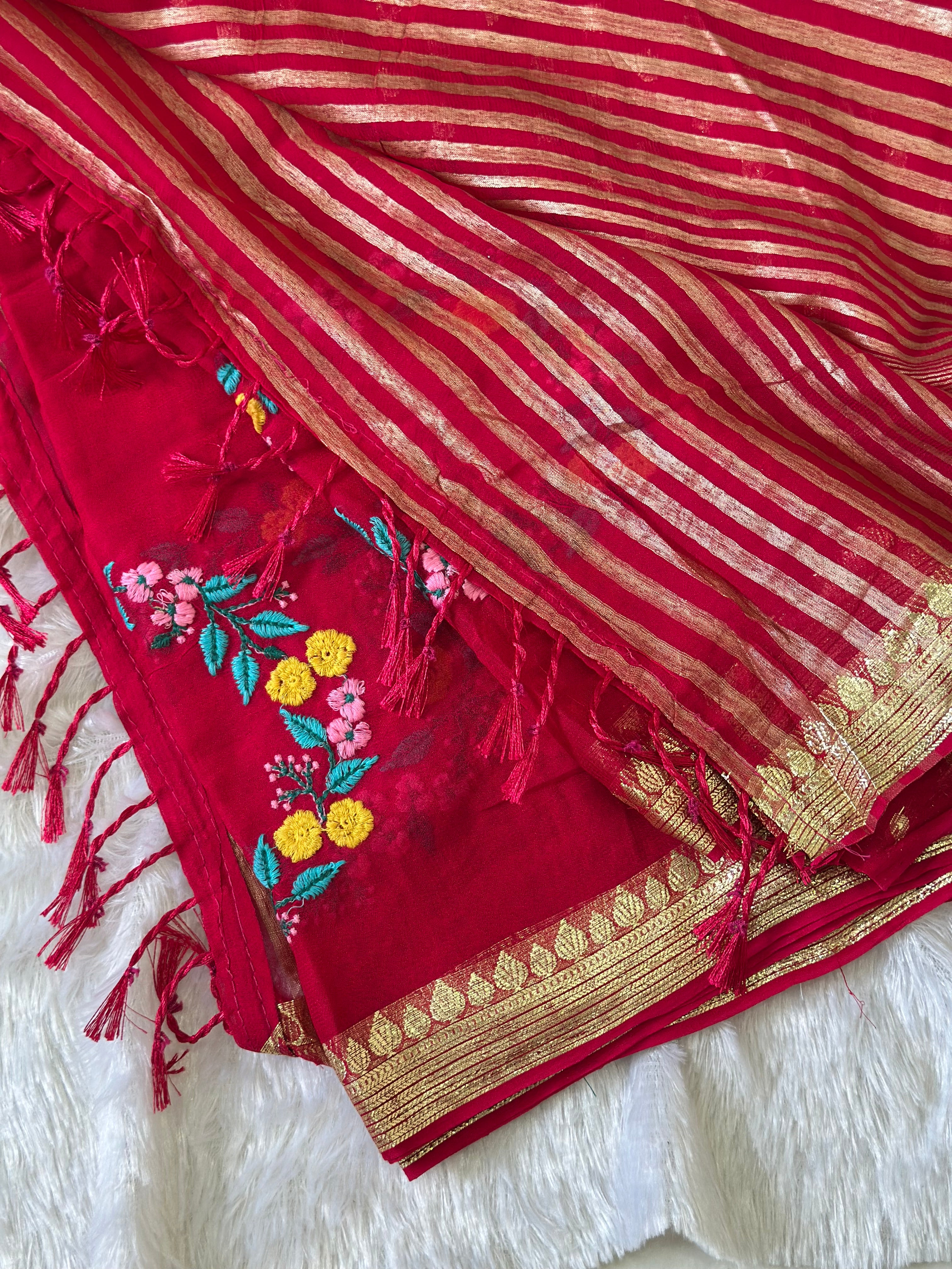 Chiffon Georgette Embriodery