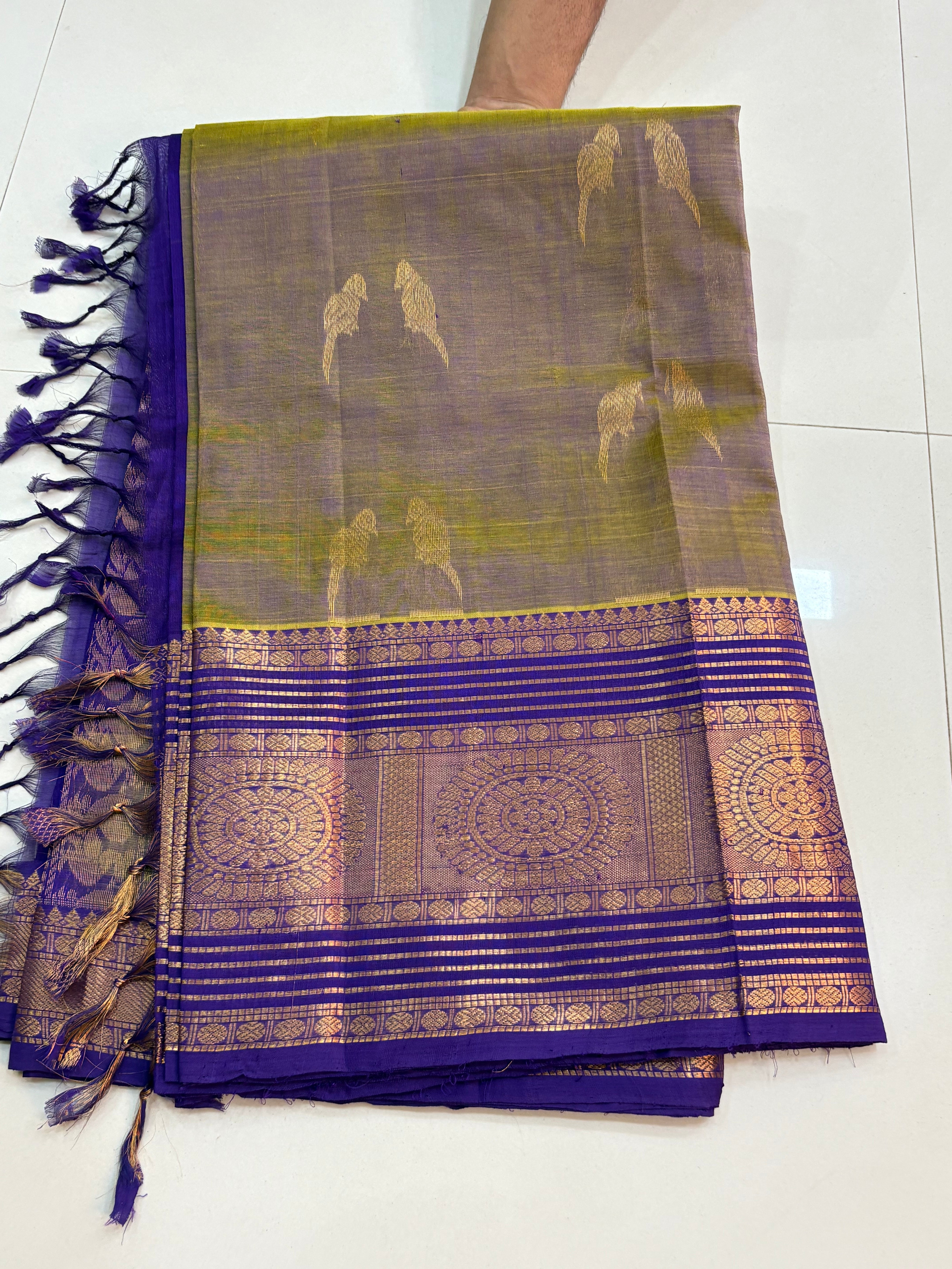 Handloom Vintage Mangalagiri Pattu