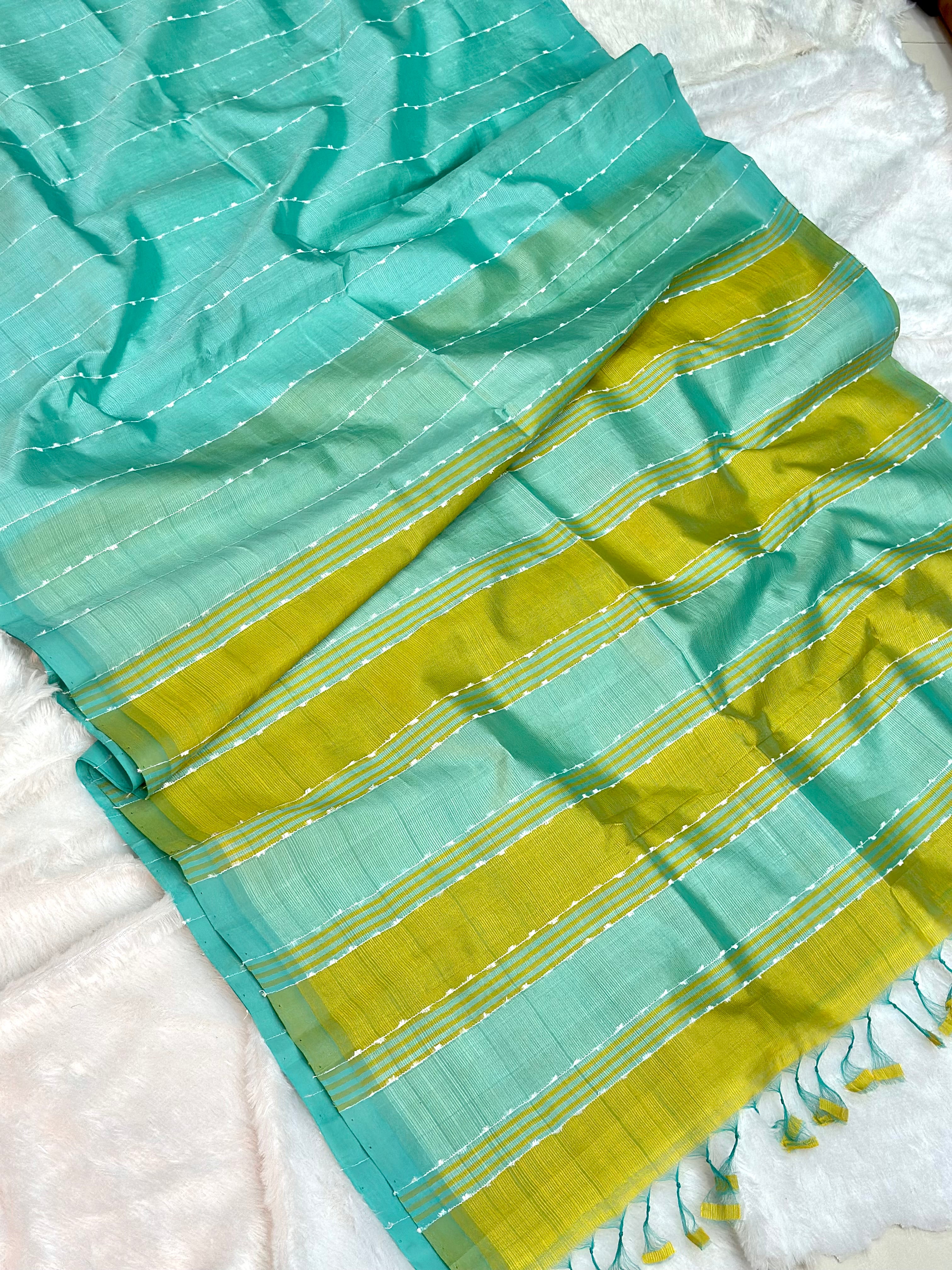 Pure Handloom Mangalagiri Pattu