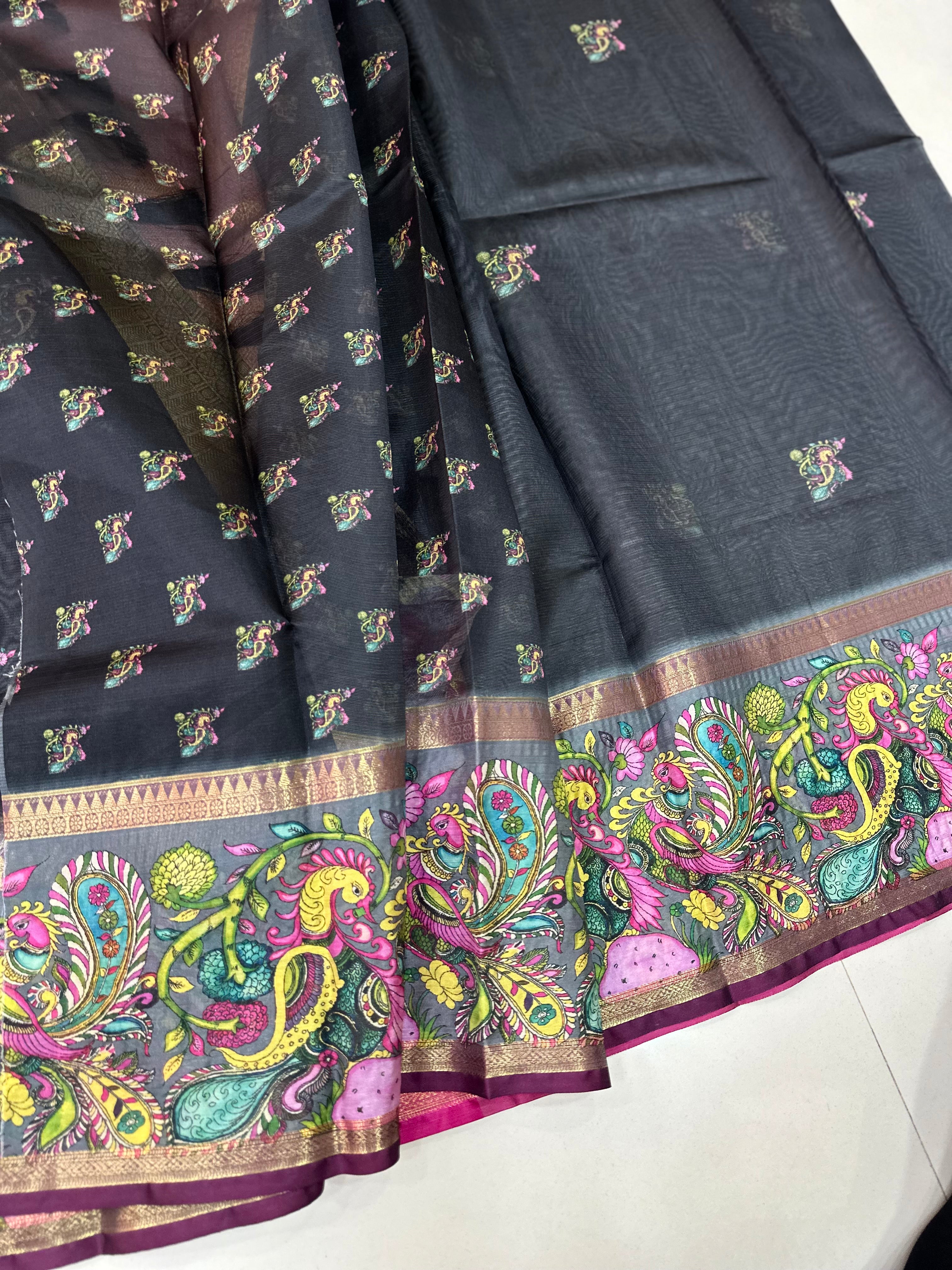 Fancy Silk Kota Traditional Borders