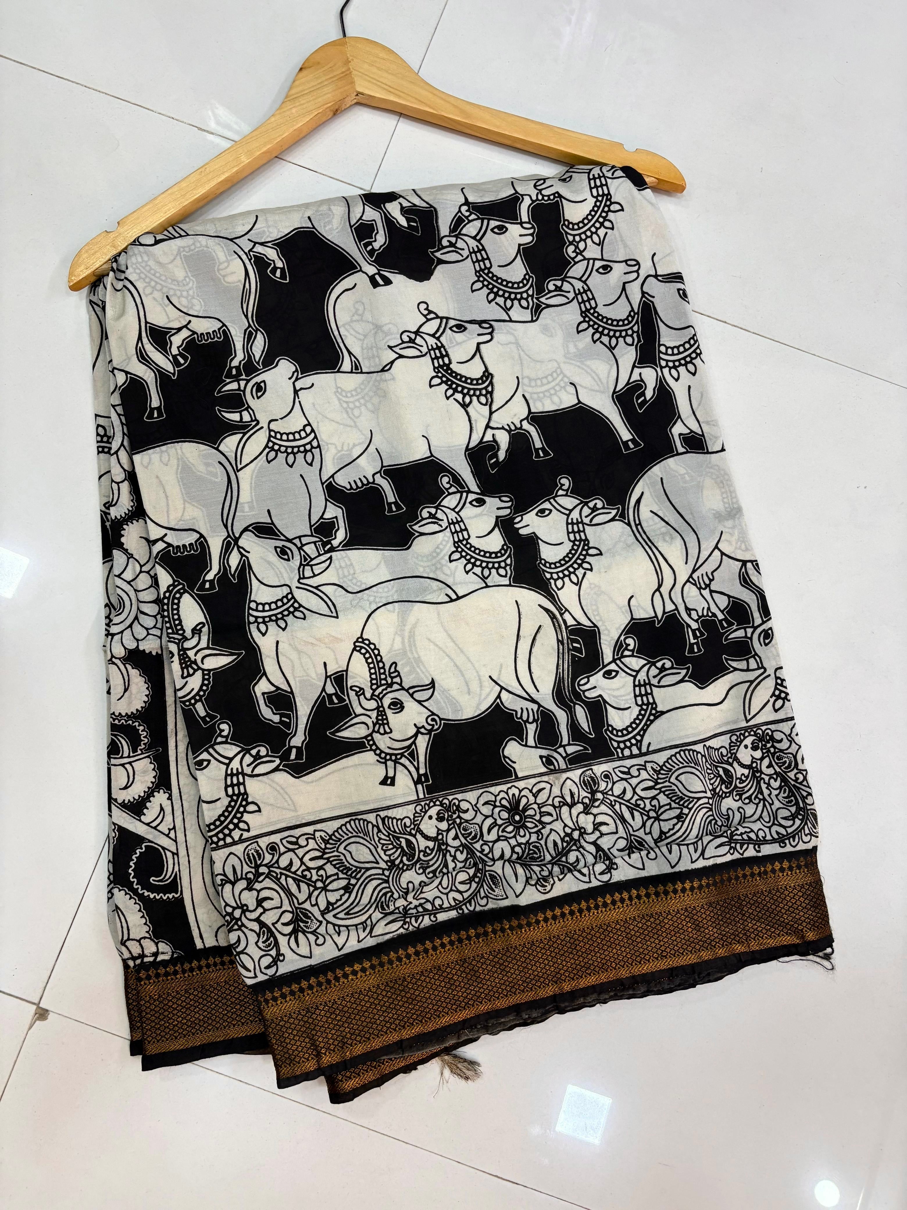 Kalamkari Pichwai Silk
