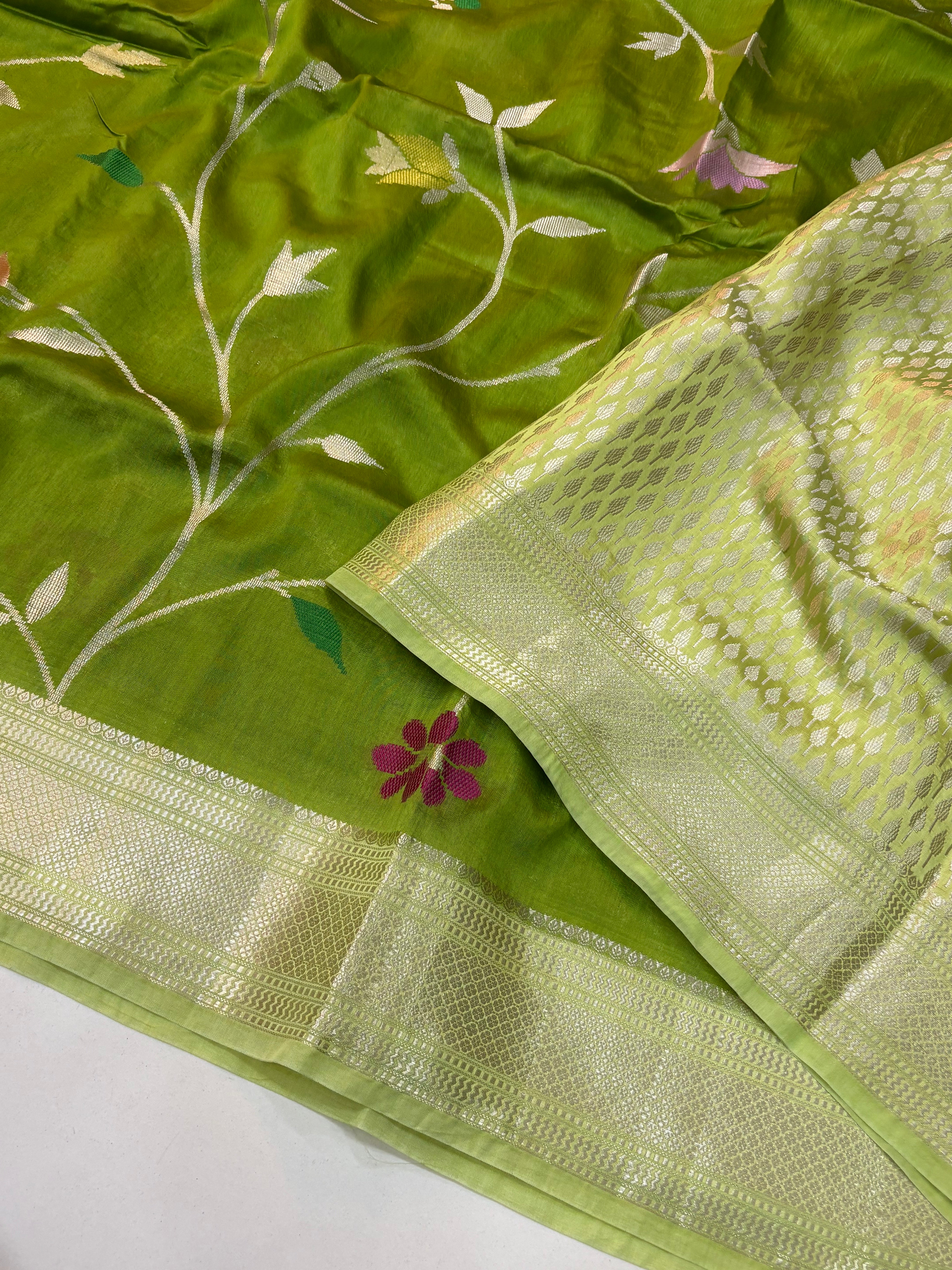 Paper Silk Jamdani Sarees