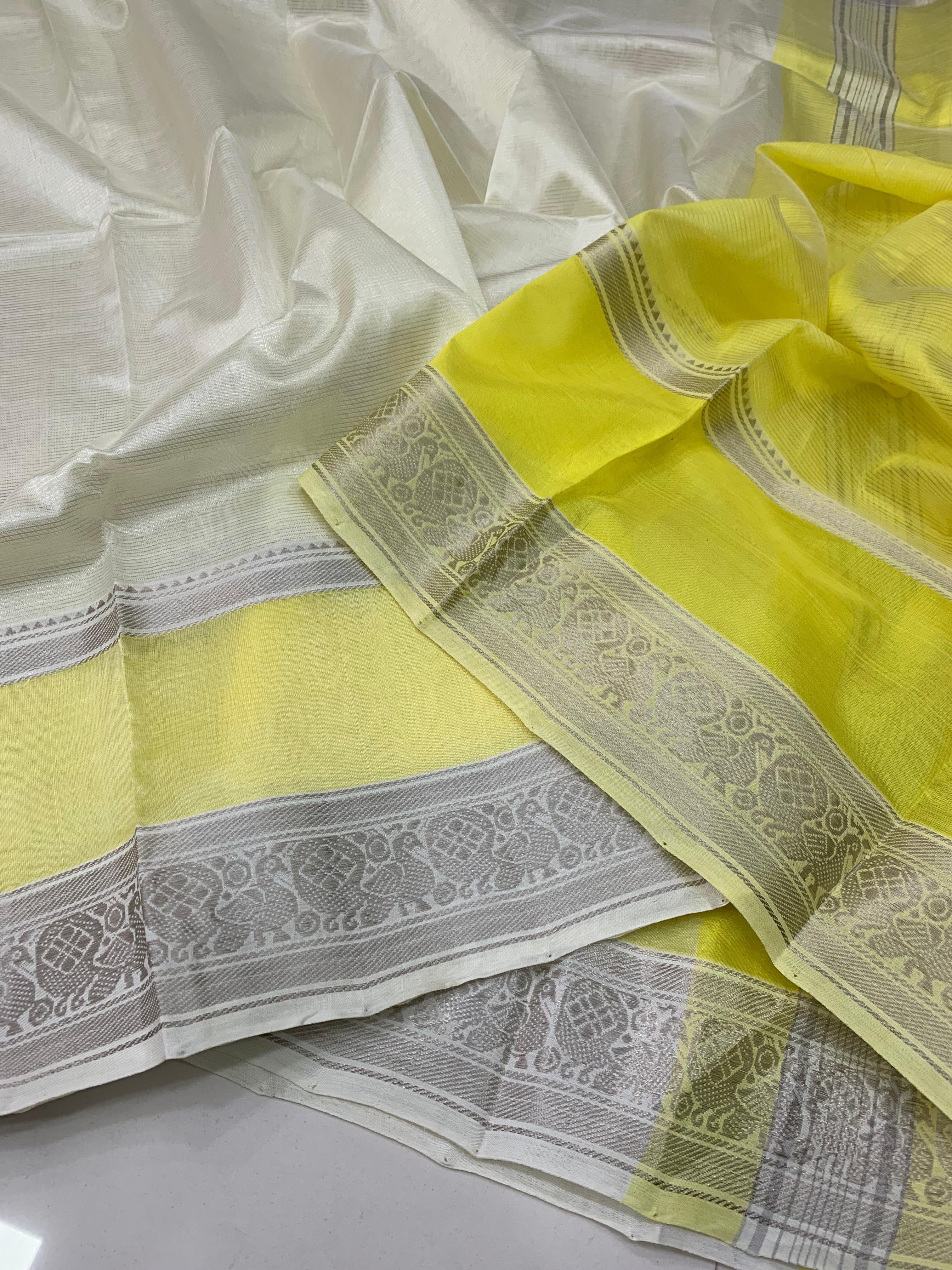 Nara~ Pure Handloom Mangalagiri  Pattu