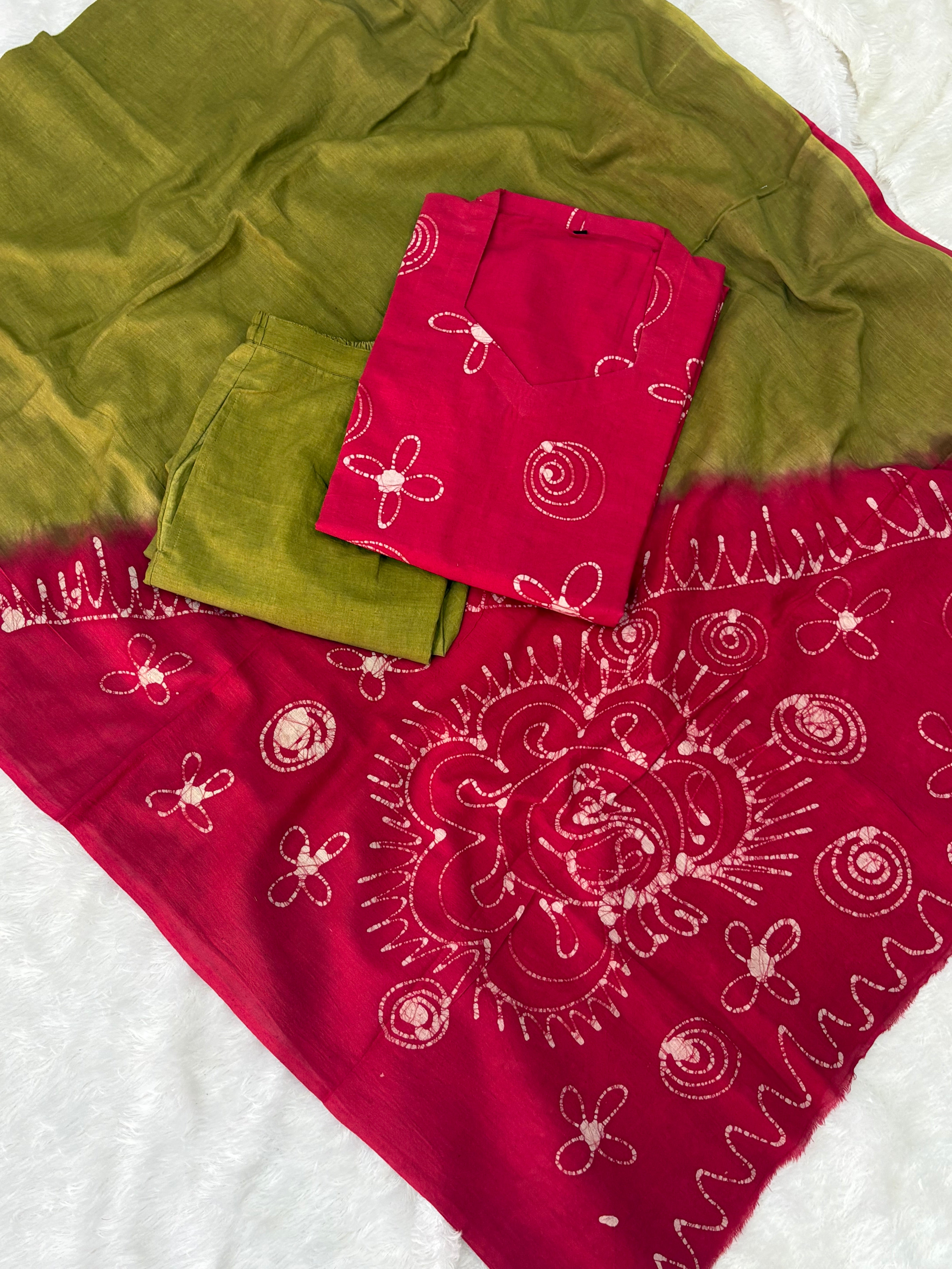 Handmade Batik Kurti Sets
