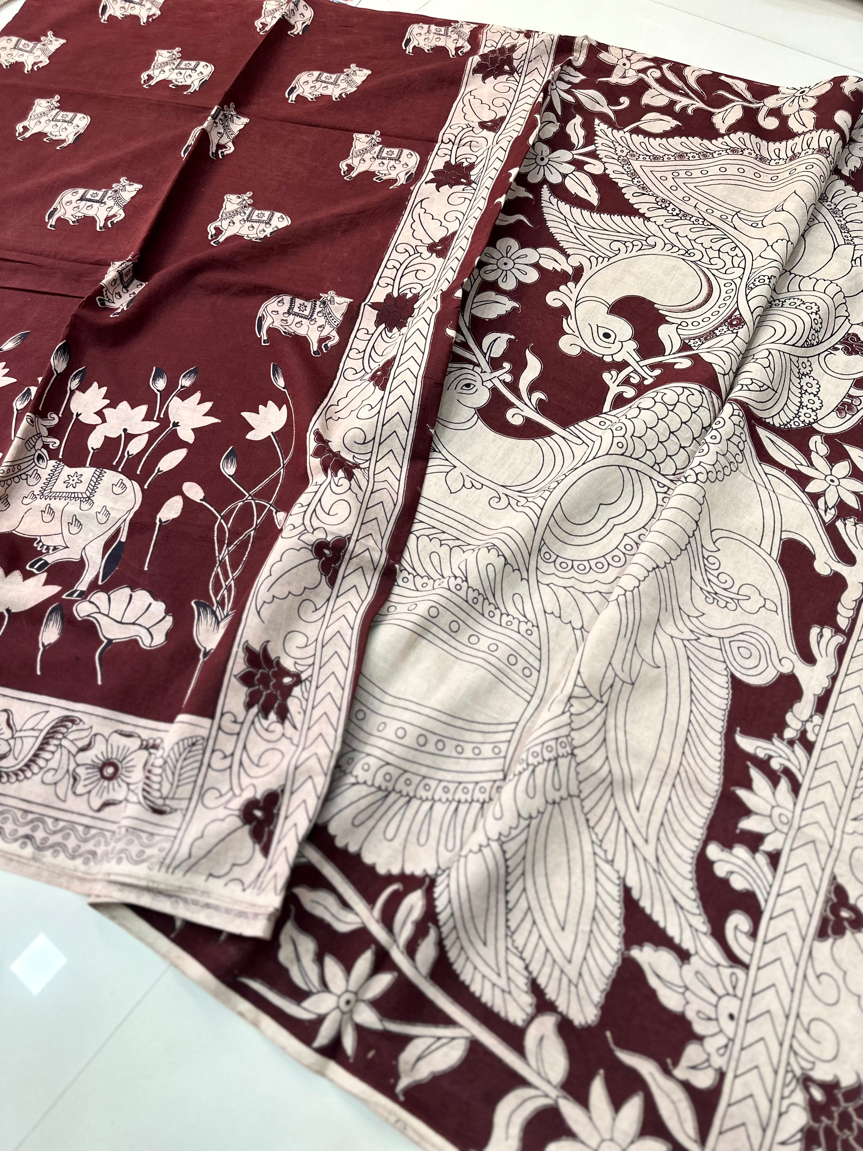 Pichwai Kalamkari Cotton