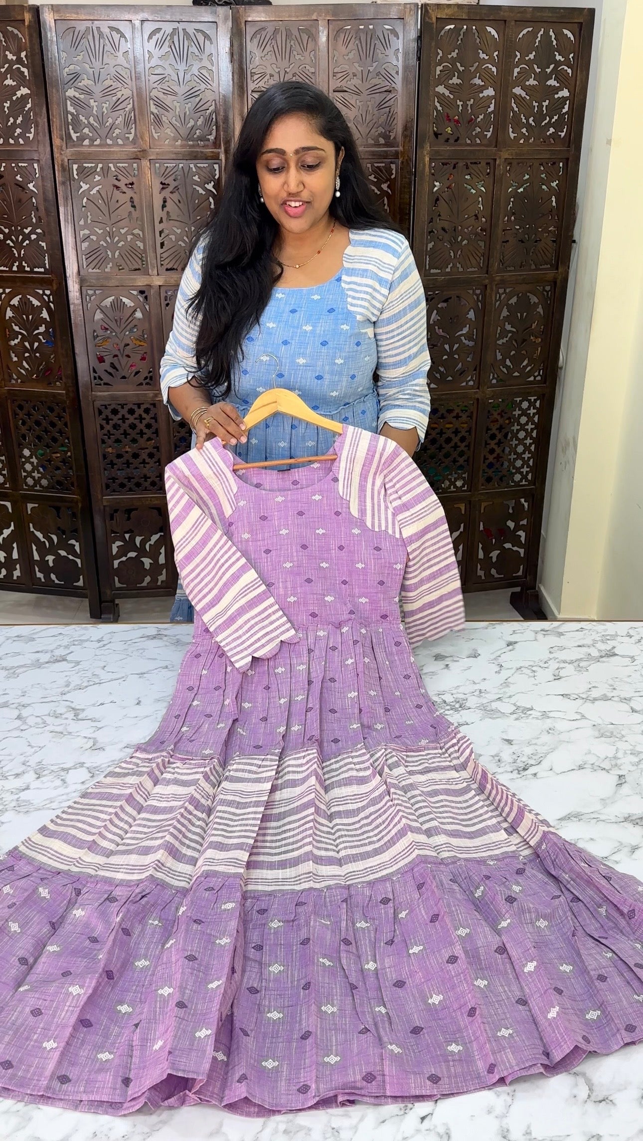 Jamdhani Summer Cotton Maxis