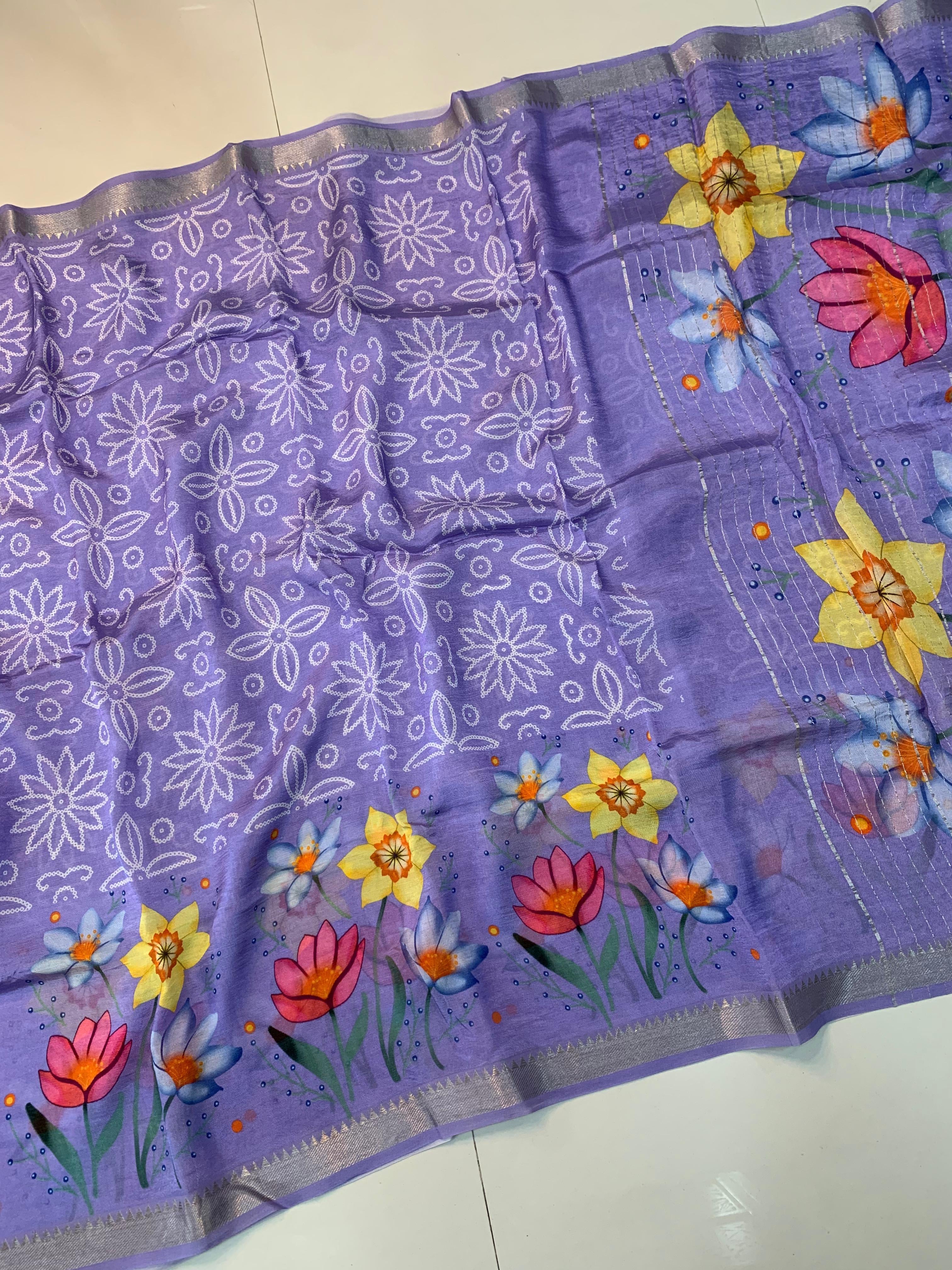 Mangalagiri Pattu Digital Print
