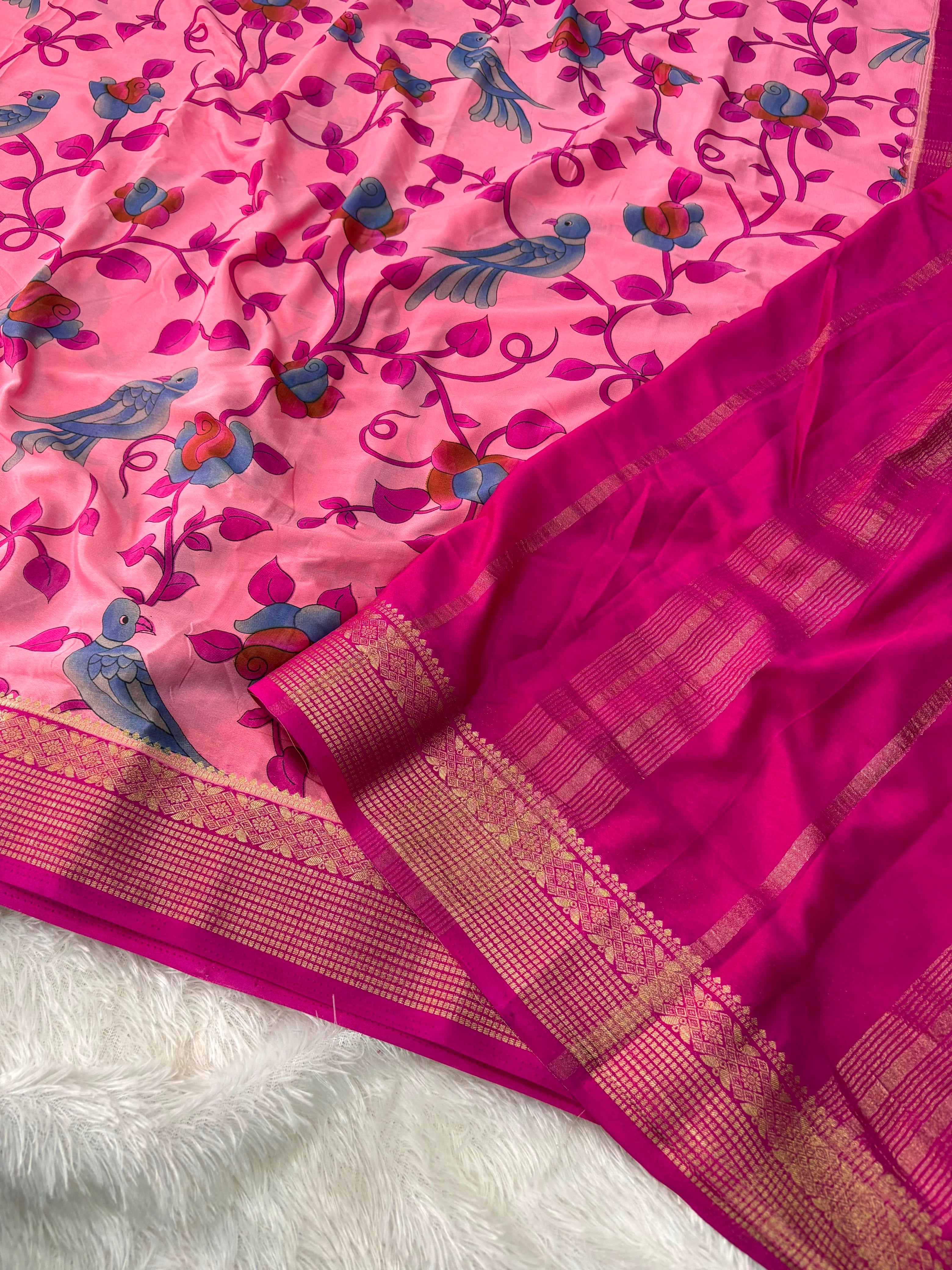 Mysore Crepe Fancy Silk