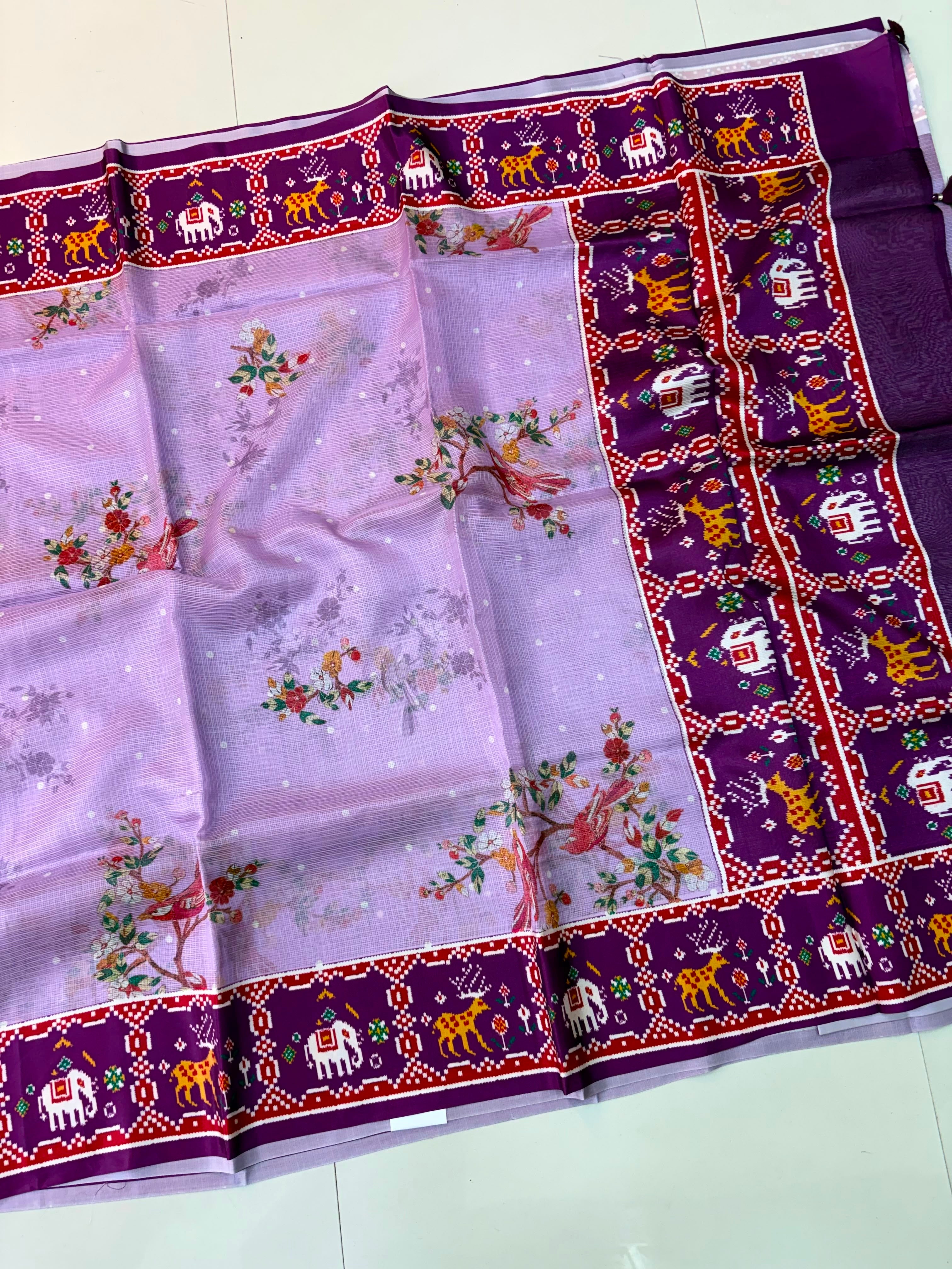 Fancy Kota Silk Patola sarees