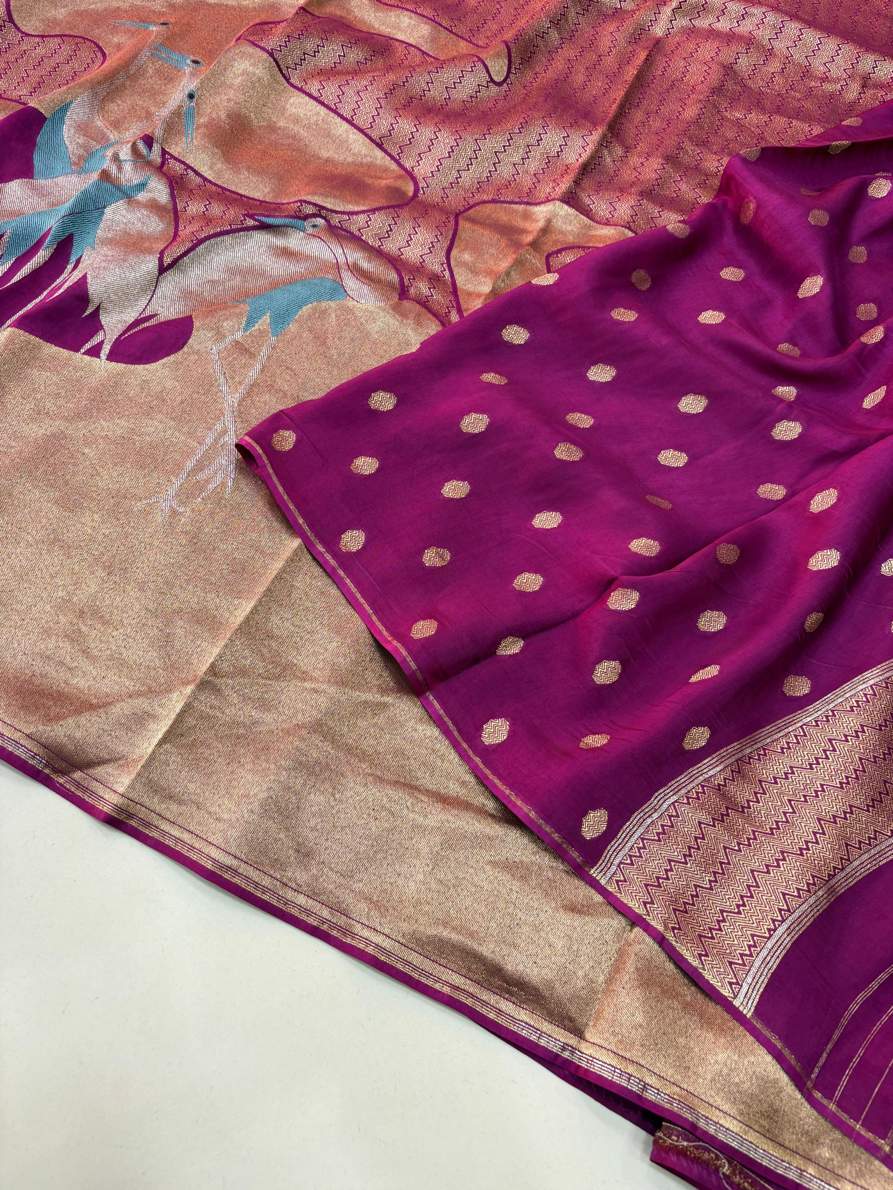 Chamundi Silk Tissue Weaving