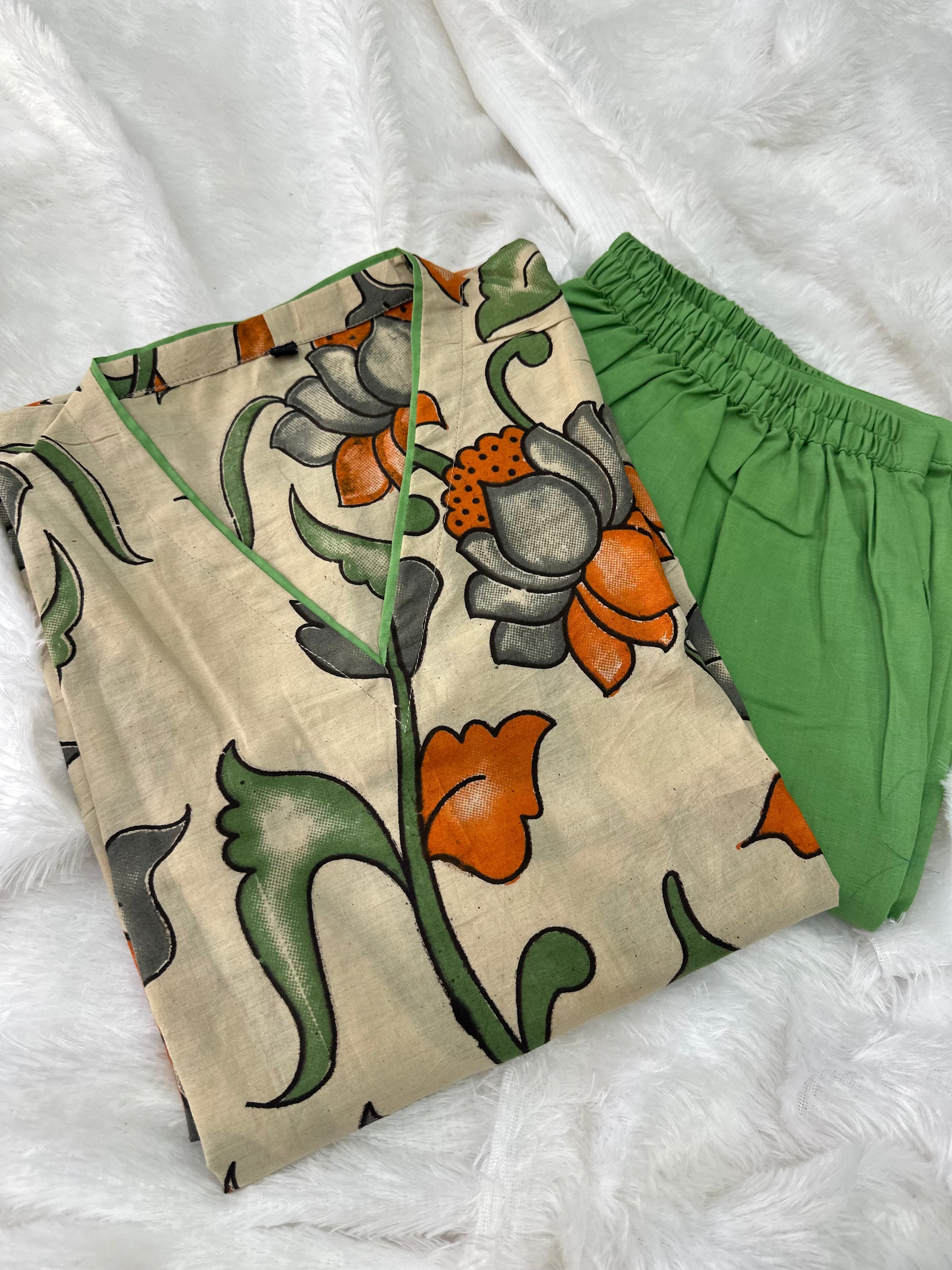 Kalamkari Lotus Coordset