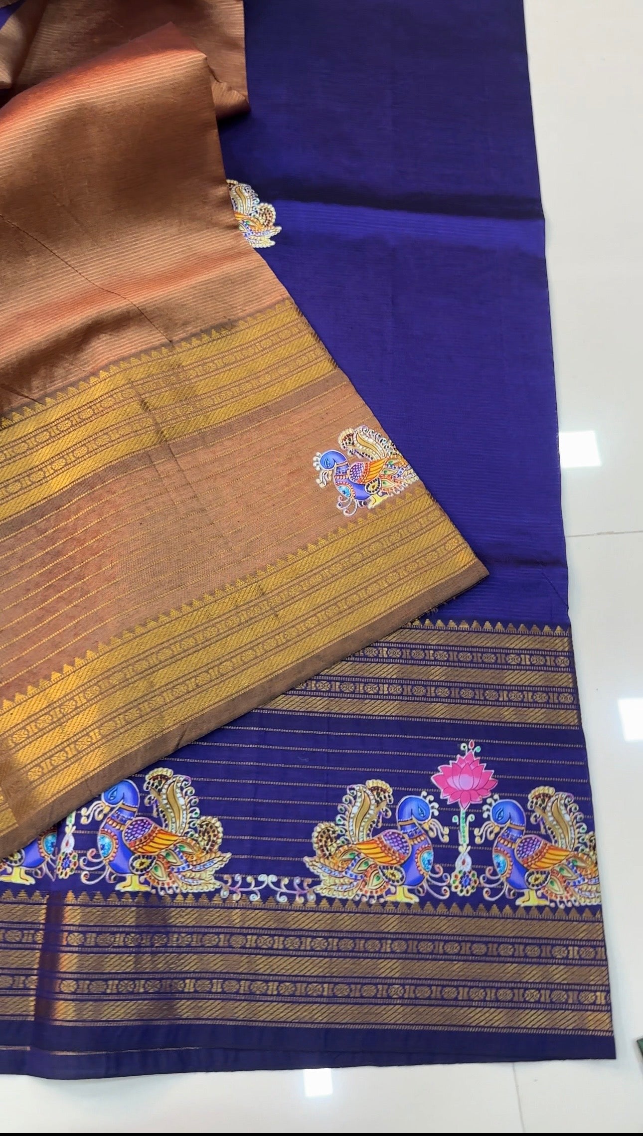 Mangalagiri Tanjore Gadwal Saree