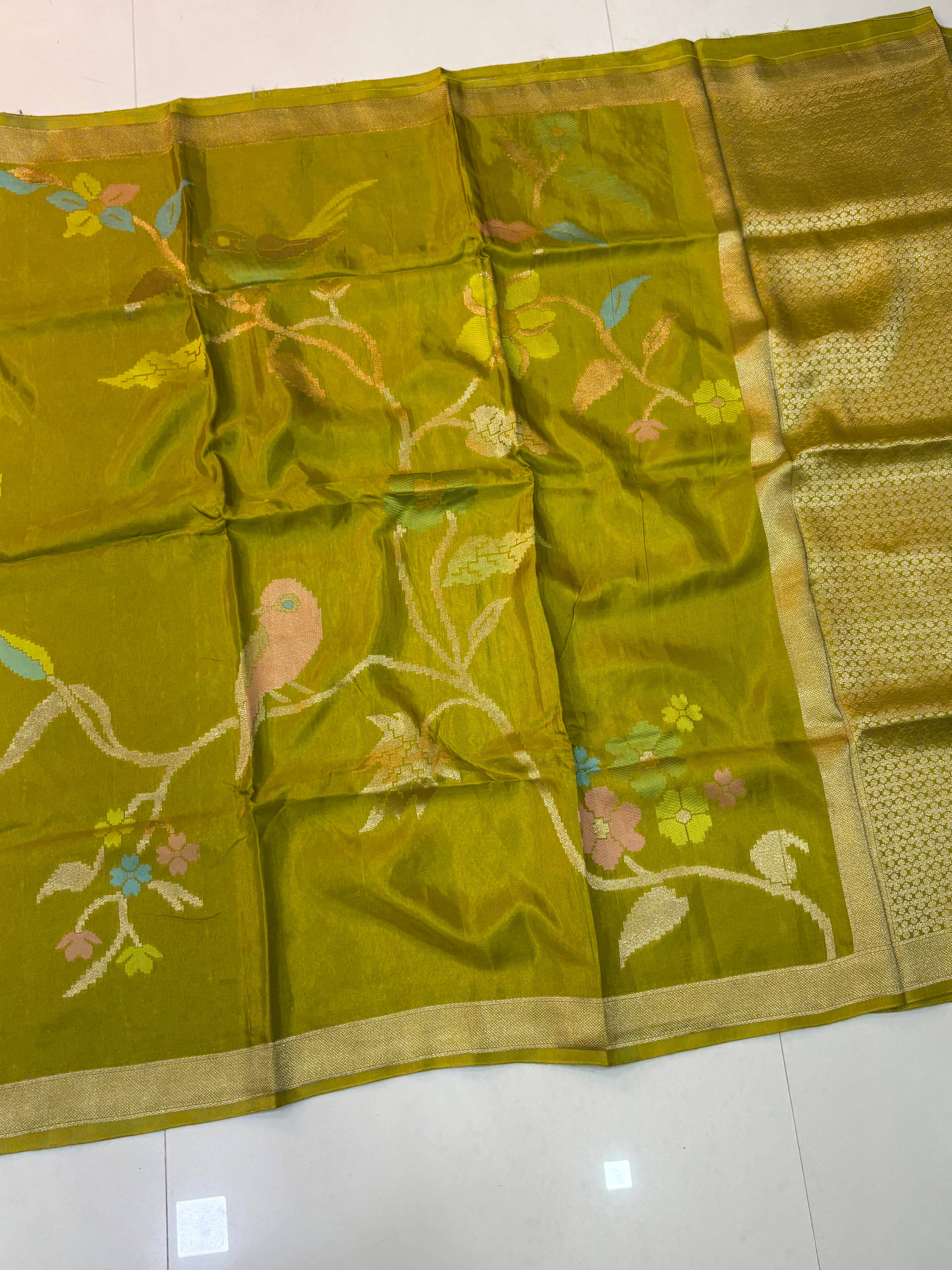 Russian Silk Jamdani Sarees