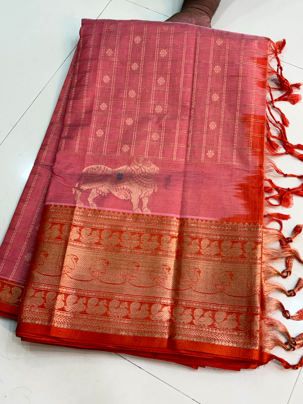 Handloom Vintage Mangalagiri Pattu