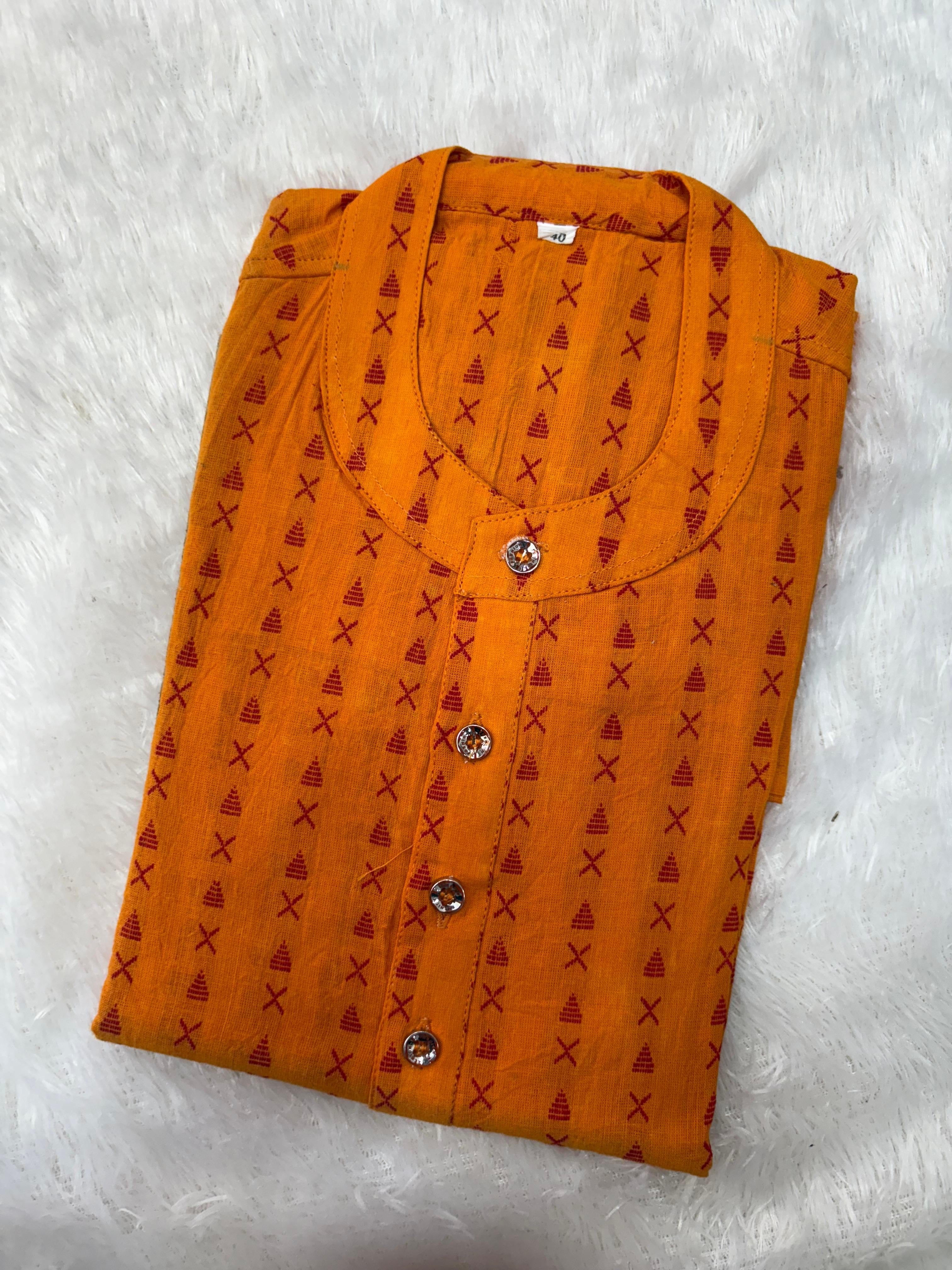 Handloom Cotton Men's Kurta